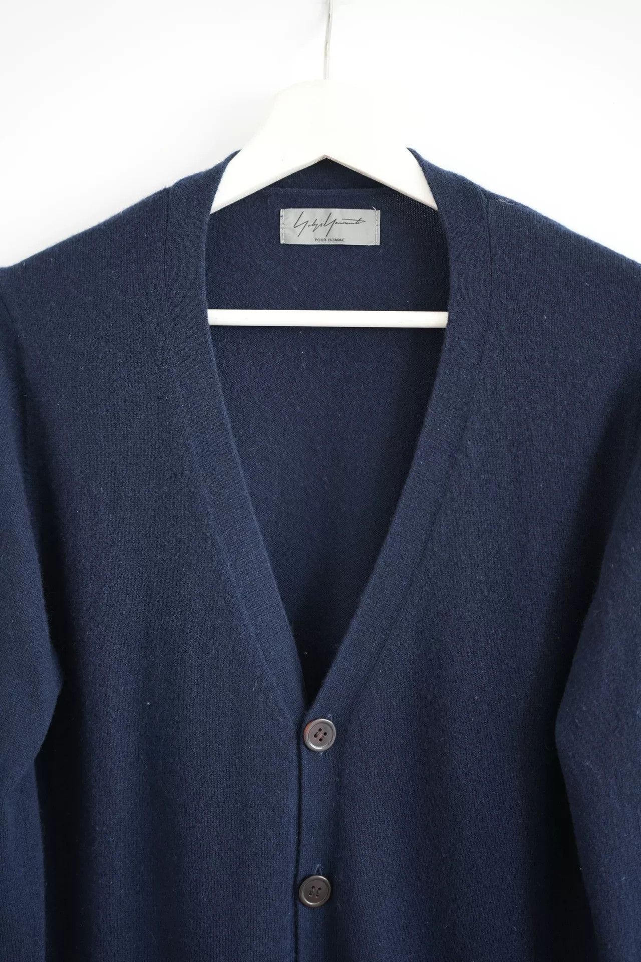 Yohji Yamamoto Yohji Yamamoto Cashmere Cardigan Size US L / EU 52-54 / 3 - 3 Thumbnail