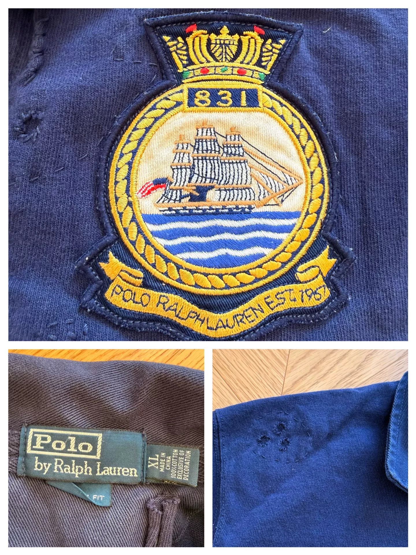 RLX Ralph Lauren Vintage Ralph Lauren Nautical Long Sleeve T-Shirt Size US XL / EU 56 / 4 - 8 Thumbnail