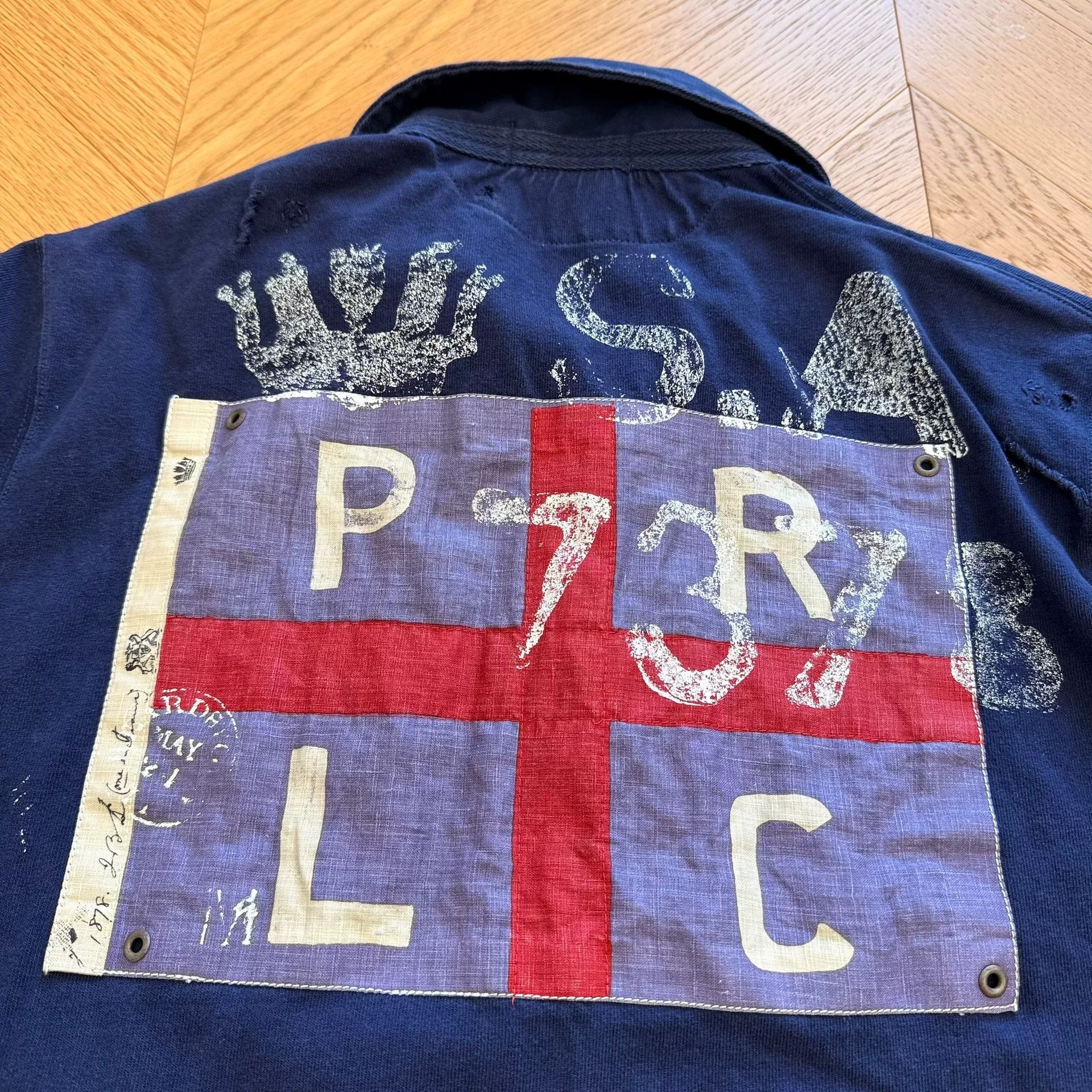 RLX Ralph Lauren Vintage Ralph Lauren Nautical Long Sleeve T-Shirt Size US XL / EU 56 / 4 - 9 Thumbnail