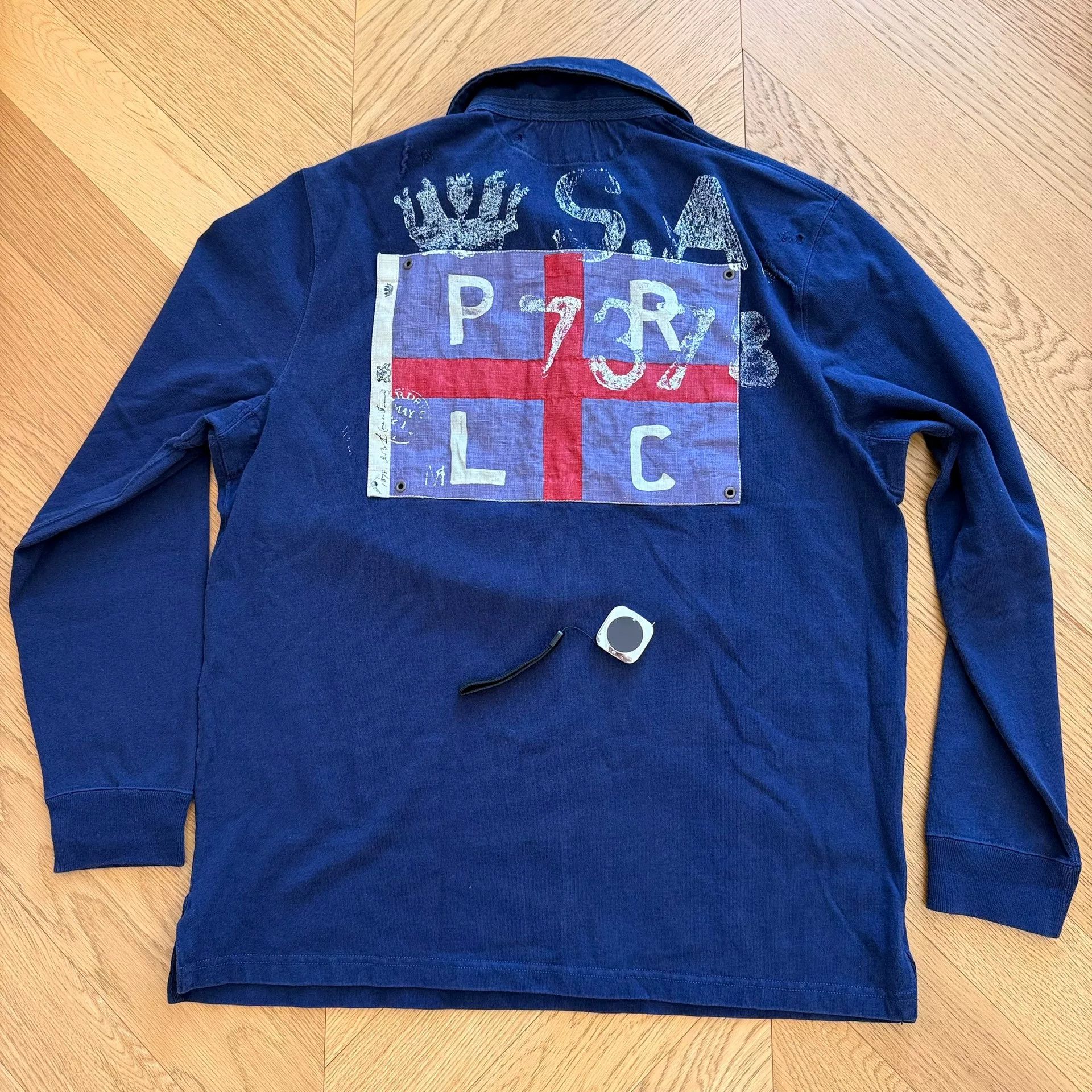 RLX Ralph Lauren Vintage Ralph Lauren Nautical Long Sleeve T-Shirt Size US XL / EU 56 / 4 - 2 Thumbnail