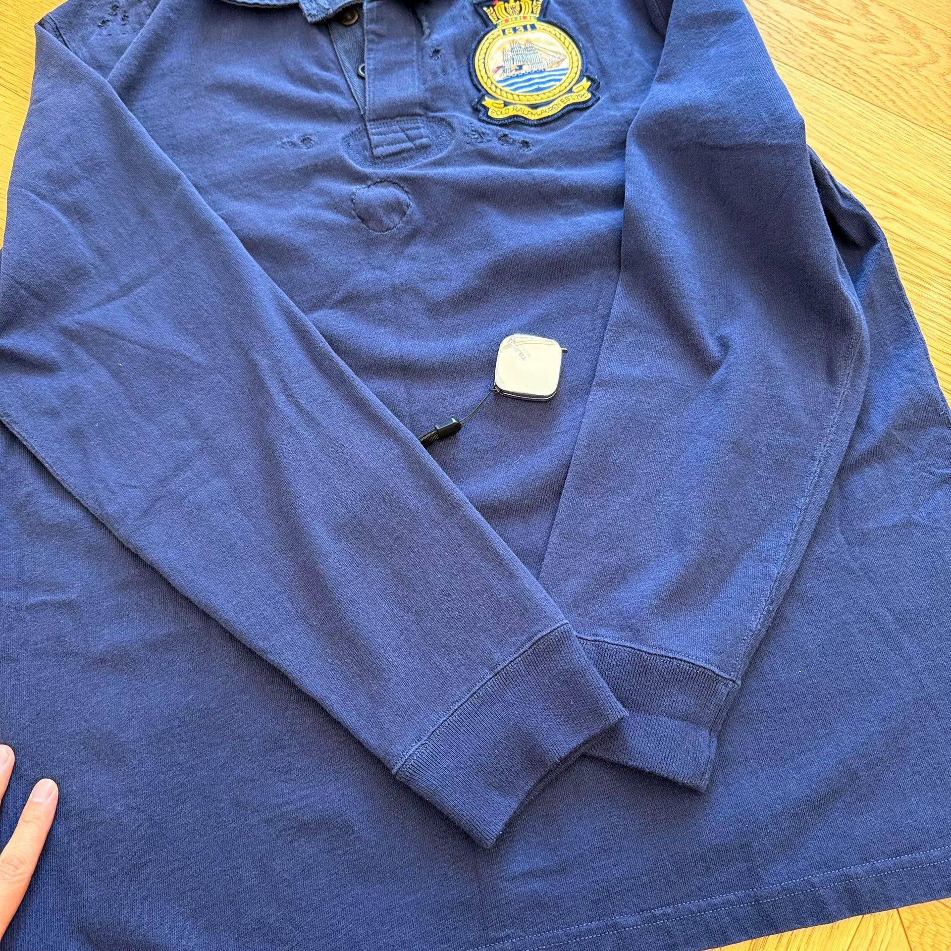 RLX Ralph Lauren Vintage Ralph Lauren Nautical Long Sleeve T-Shirt Size US XL / EU 56 / 4 - 5 Thumbnail
