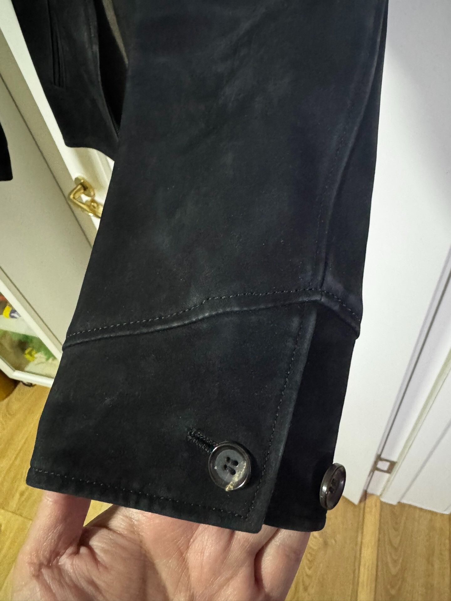 Vintage Vintage Black Leather Jacket by Glad Hand Size US L / EU 52-54 / 3 - 4 Thumbnail