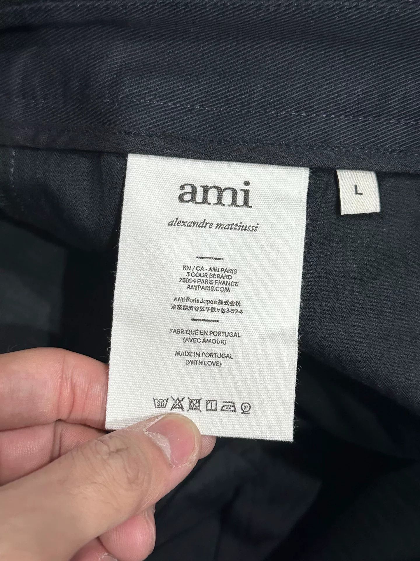 AMI AMI PARIS Embroidered Wide Leg Trousers Size US 30 / EU 46 - 6 Thumbnail