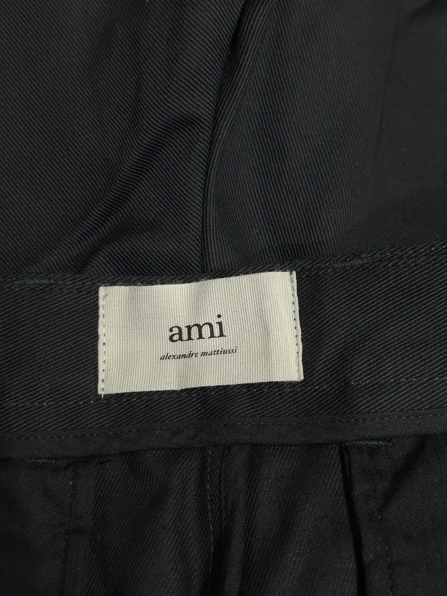AMI AMI PARIS Embroidered Wide Leg Trousers Size US 30 / EU 46 - 4 Thumbnail