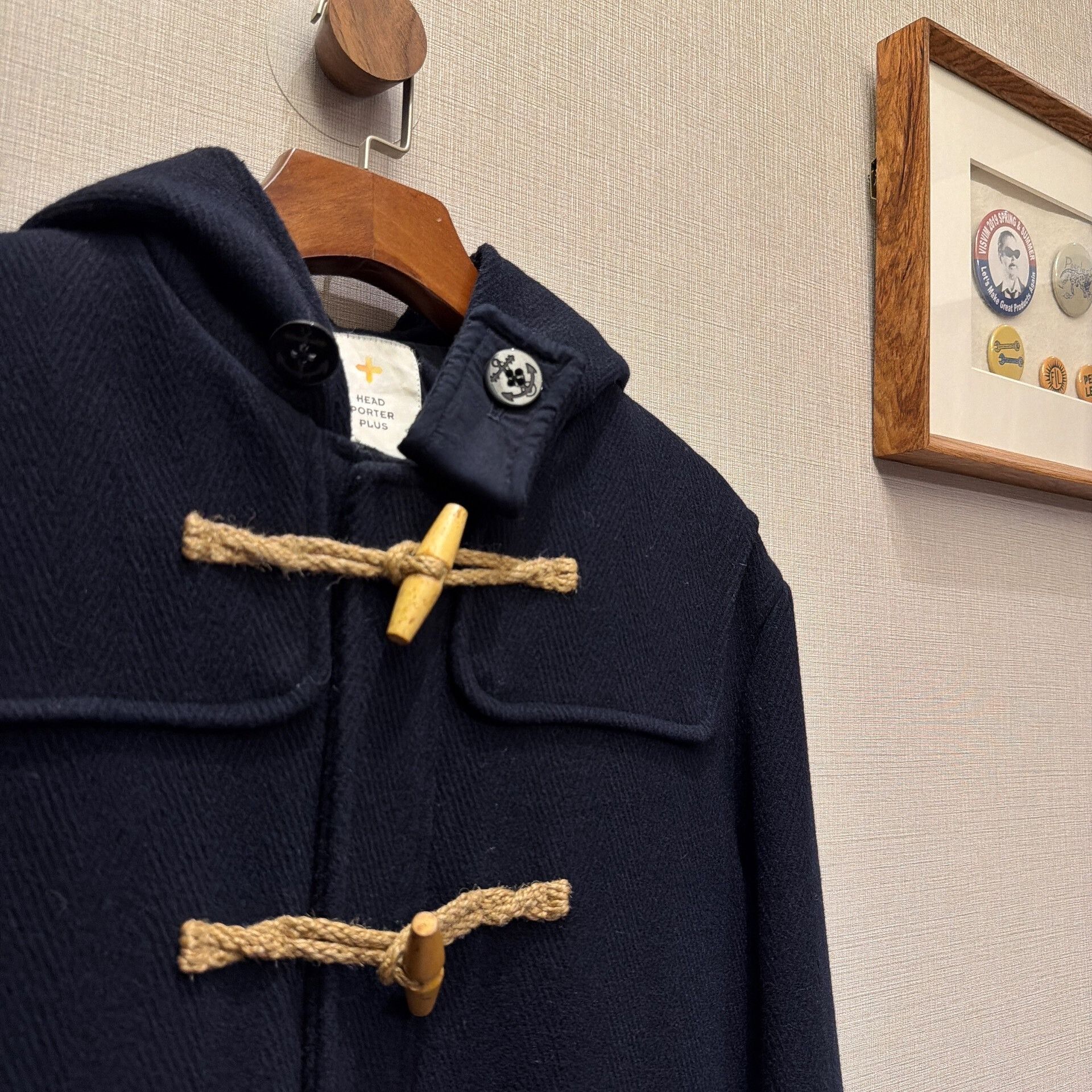 Japanese Brand Head Porter Plus Wool Coat with Hood Size US L / EU 52-54 / 3 - 2 Thumbnail
