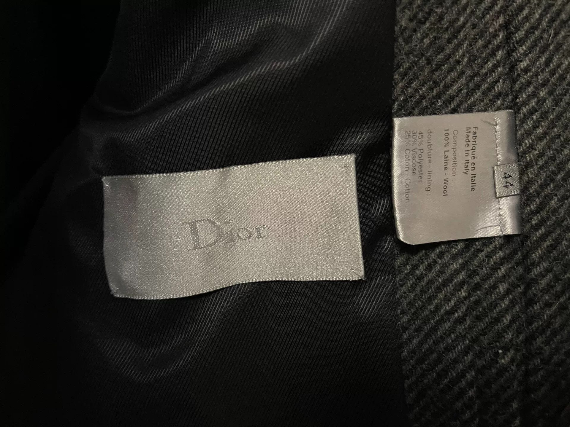 Dior Dior Homme Wool Blend Hooded Coat Size US S / EU 44-46 / 1 - 3 Thumbnail
