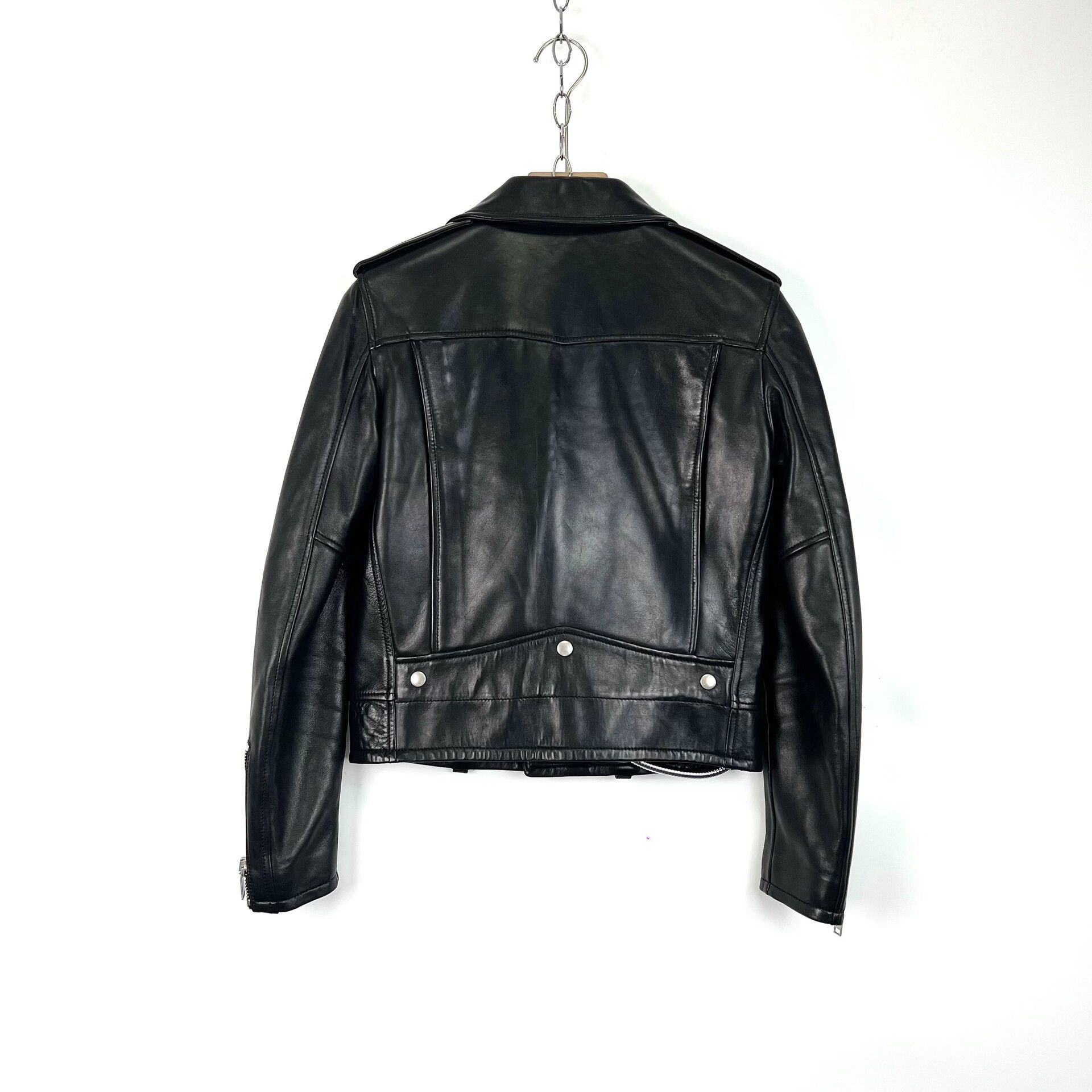 Saint Laurent Paris Saint Laurent Classic Biker Sheepskin Jacket Size S / US 4 / IT 40 - 2 Thumbnail