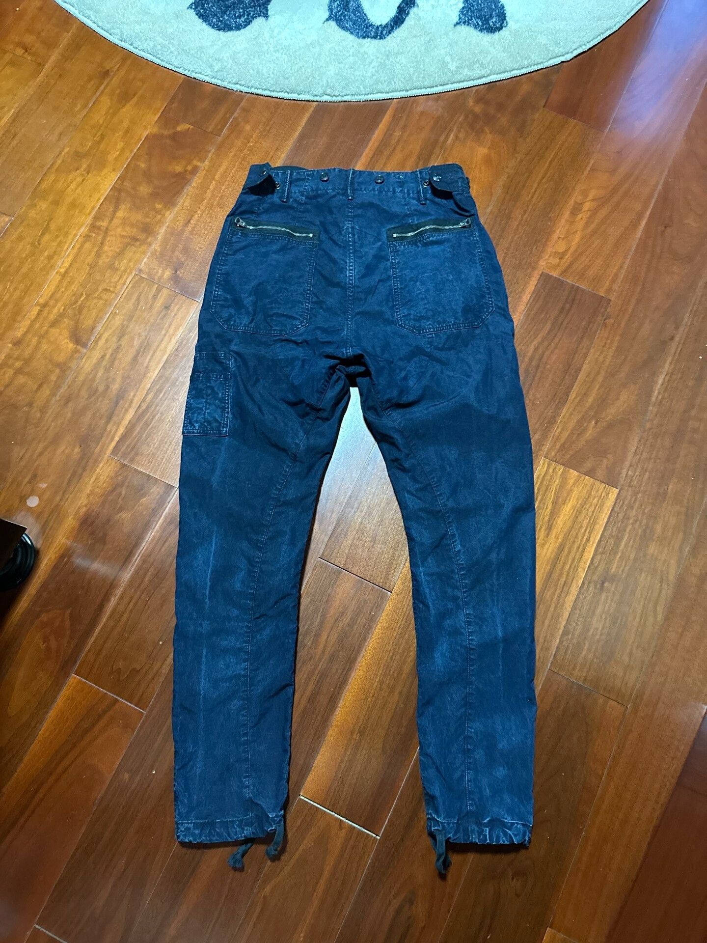 RRL Ralph Lauren RRL Indigo Frost Texture Denim Pants Size US 30 / EU 46 - 2 Thumbnail