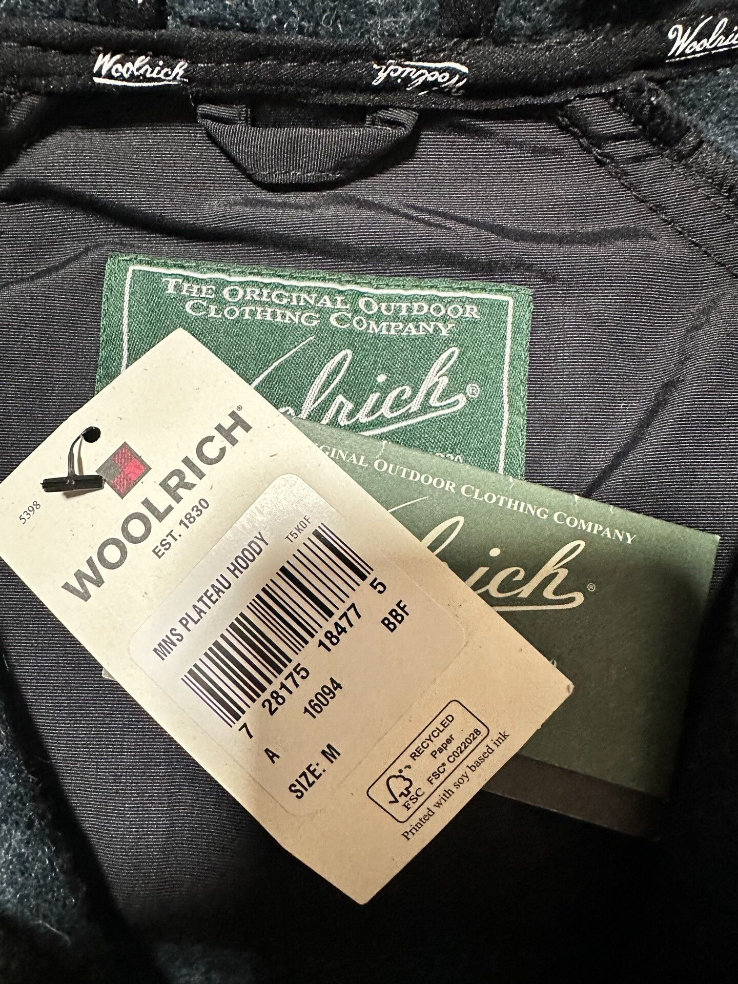 Woolrich Woolen Mills Woolrich Heavy Wool Jacket Hoodie Size US M / EU 48-50 / 2 - 4 Thumbnail