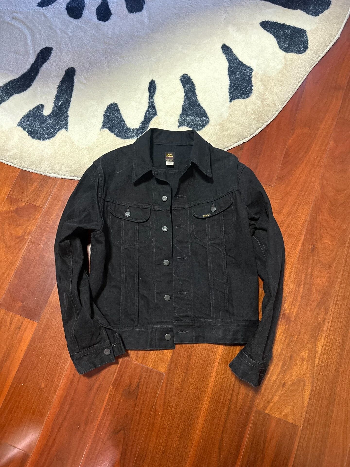 RRL Ralph Lauren RRL Classic Denim Trucker Jacket Size US M / EU 48-50 / 2 - 5 Thumbnail