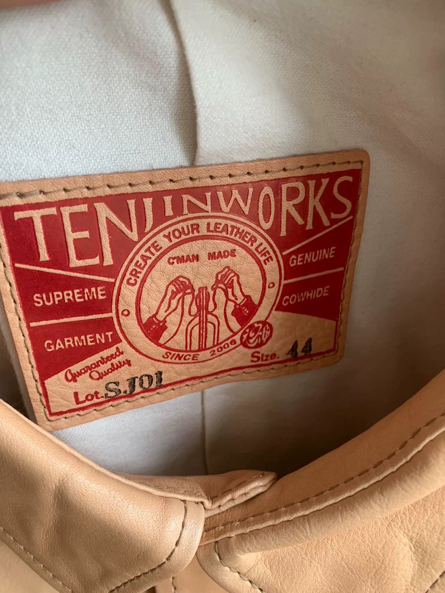 Japanese Brand Tenjin Works Tochigi Calf Leather Coach Jacket Size US S / EU 44-46 / 1 - 3 Thumbnail
