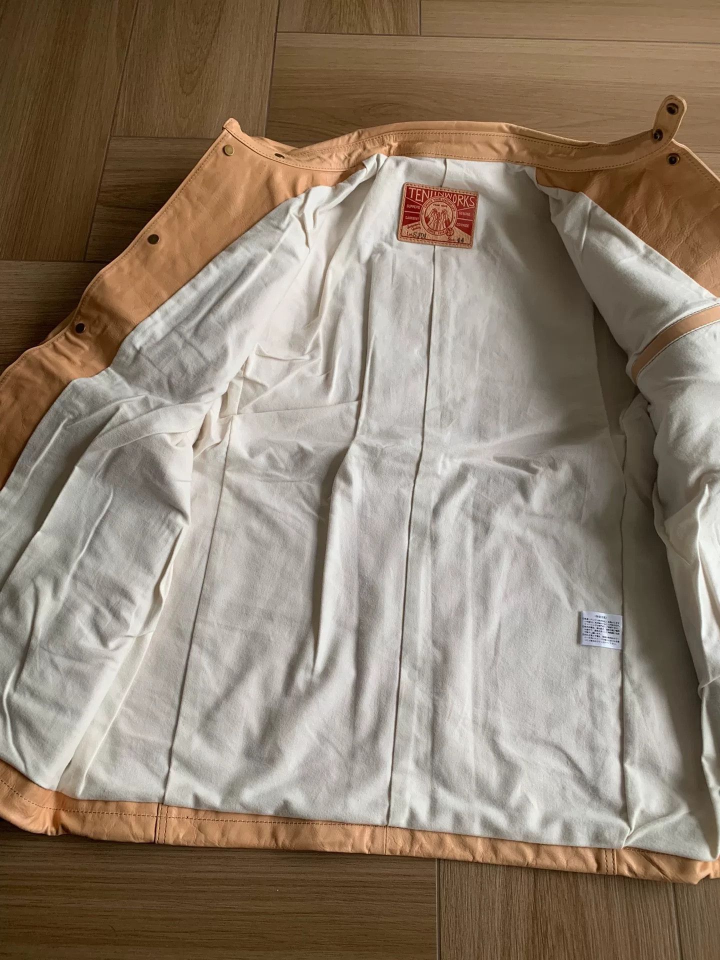 Japanese Brand Tenjin Works Tochigi Calf Leather Coach Jacket Size US S / EU 44-46 / 1 - 4 Thumbnail