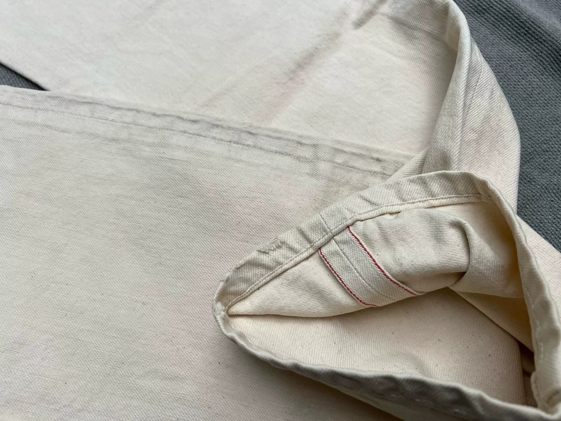 Japanese Brand Old Crow Glad Hand White Denim Pants Size US 26 / EU 42 - 6 Thumbnail