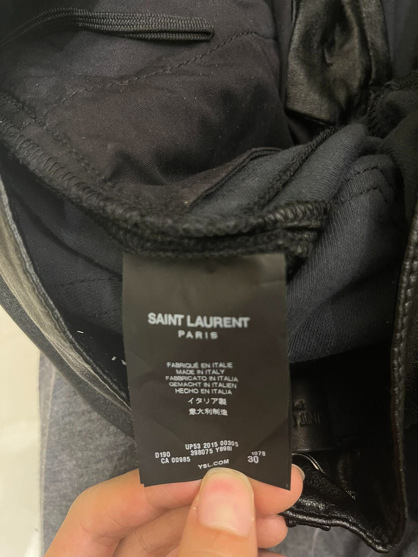 Saint Laurent Paris Saint Laurent Five-Zip Leather Pants Size US 30 / EU 46 - 5 Thumbnail