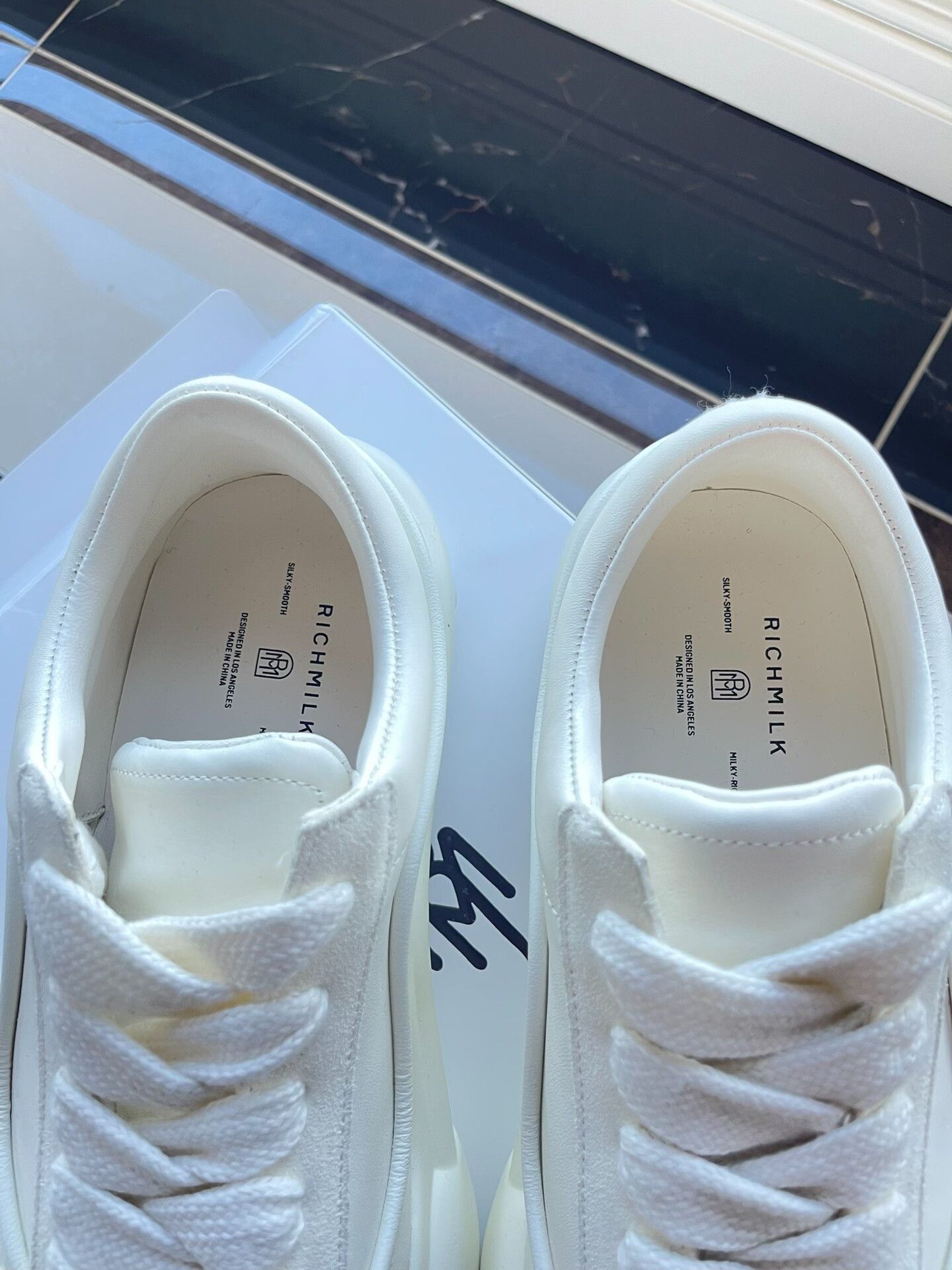 Japanese Brand Richmilk PUREDRIP RM001 White Sneakers Size US 10 / EU 43 - 3 Thumbnail