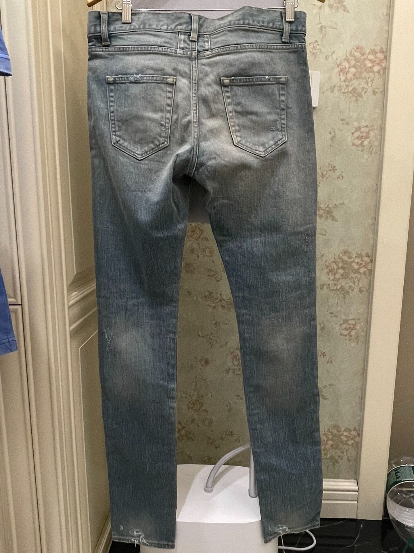 Saint Laurent Paris Saint Laurent SLP 16FW Distressed Jeans D02 Size US 31 - 6 Thumbnail