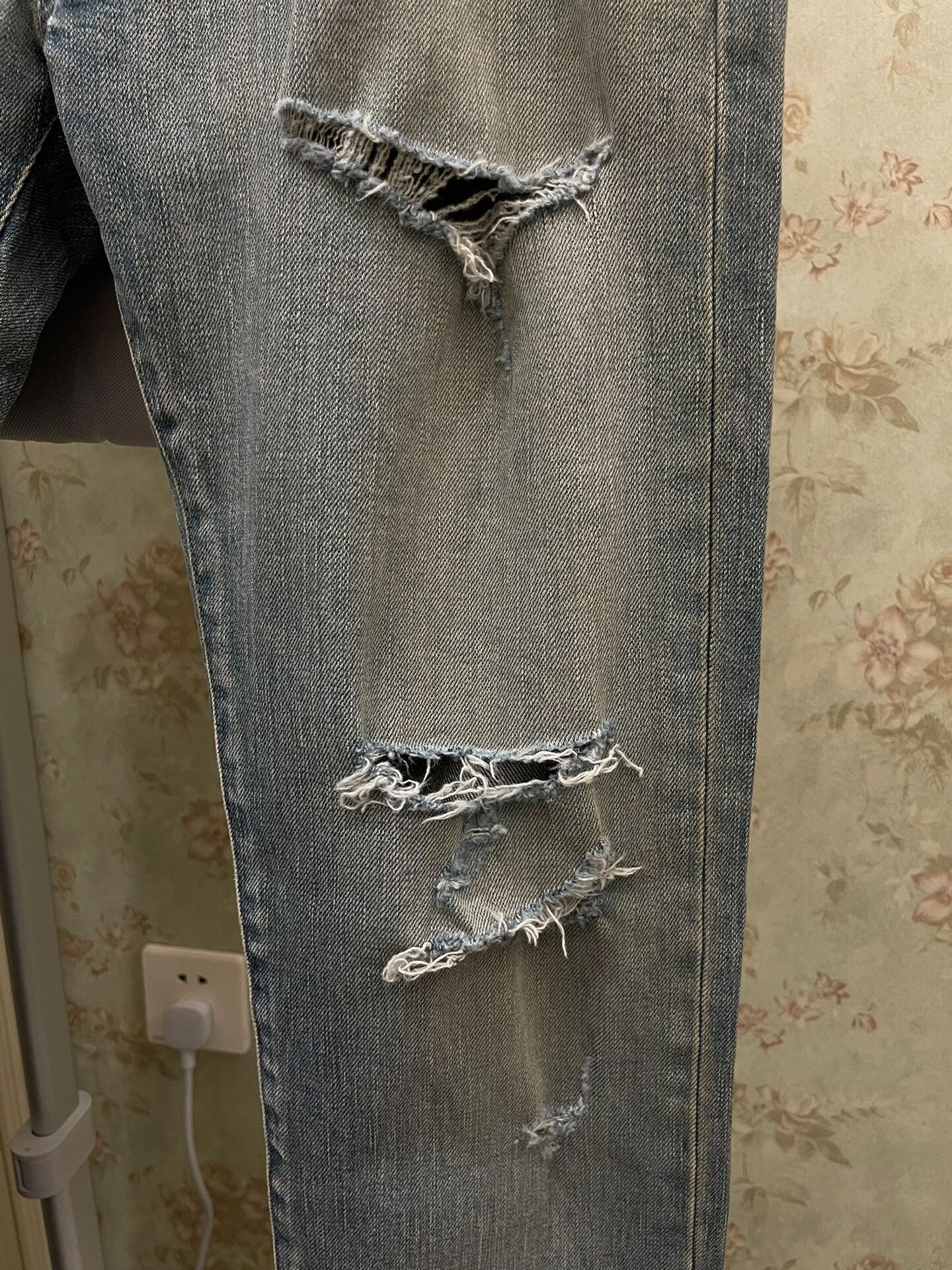 Saint Laurent Paris Saint Laurent SLP 16FW Distressed Jeans D02 Size US 31 - 4 Thumbnail