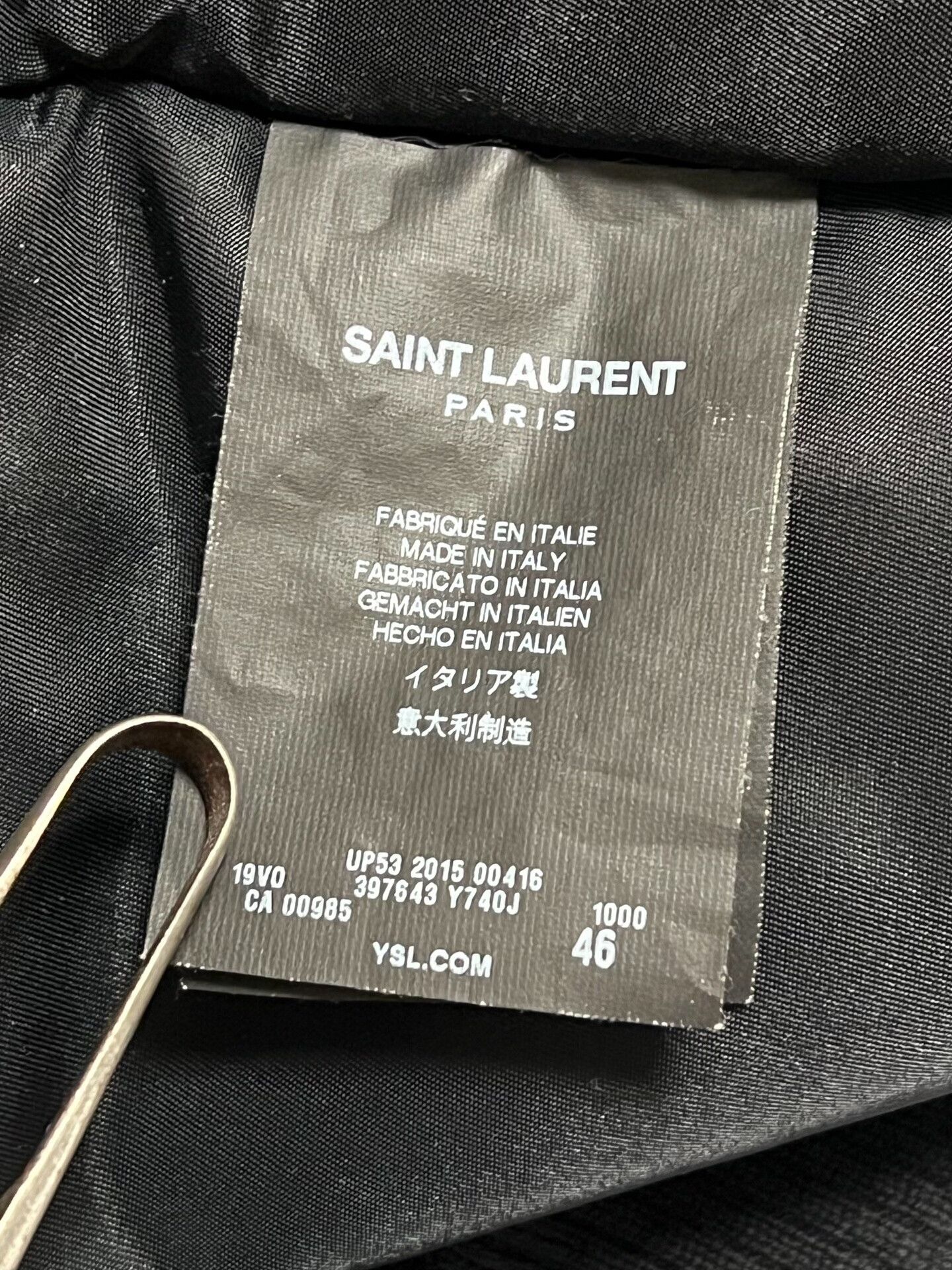 Saint Laurent Paris Saint Laurent SLP Flight Jacket Size US S / EU 44-46 / 1 - 7 Thumbnail