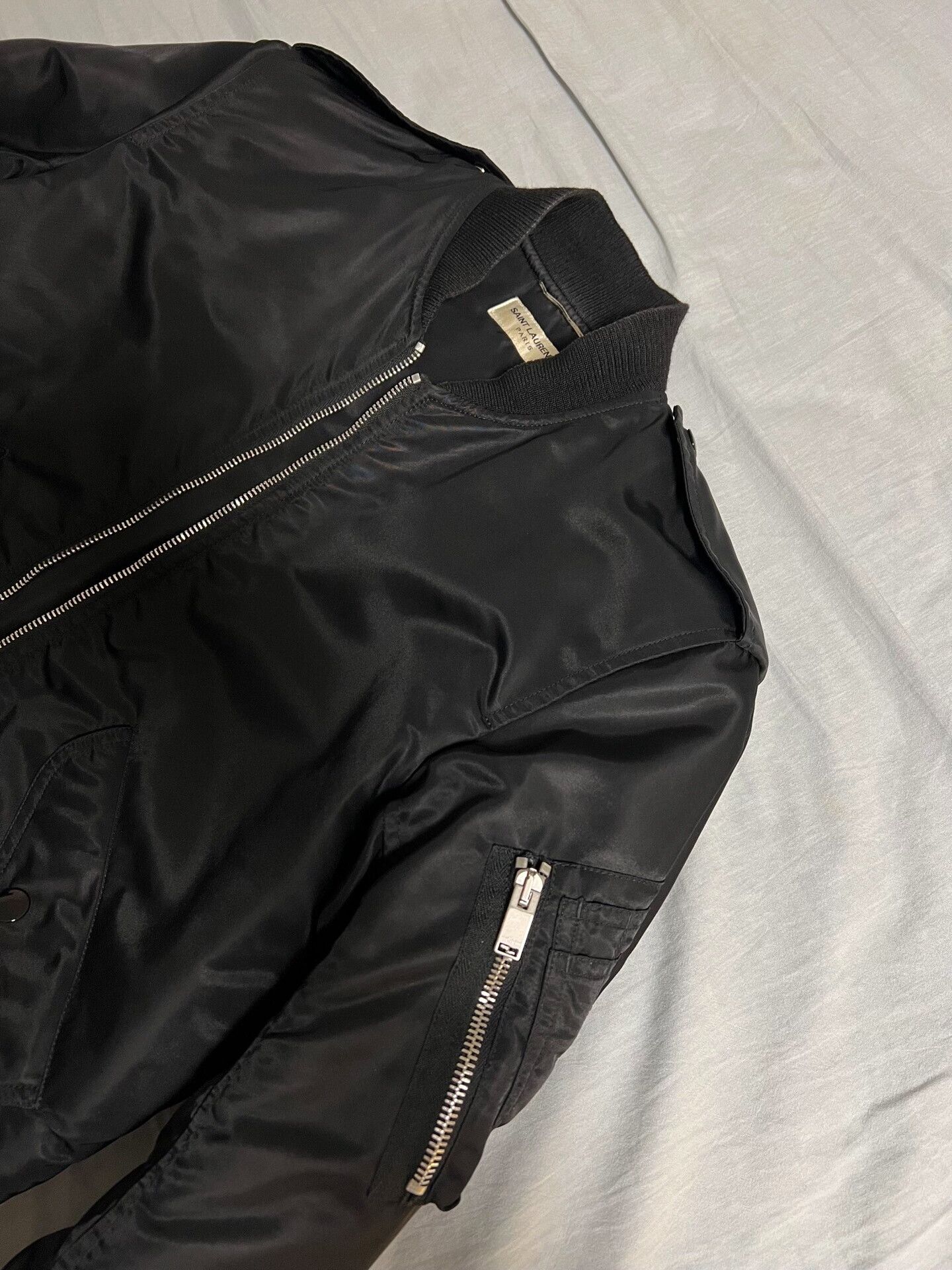 Saint Laurent Paris Saint Laurent SLP Flight Jacket Size US S / EU 44-46 / 1 - 3 Thumbnail