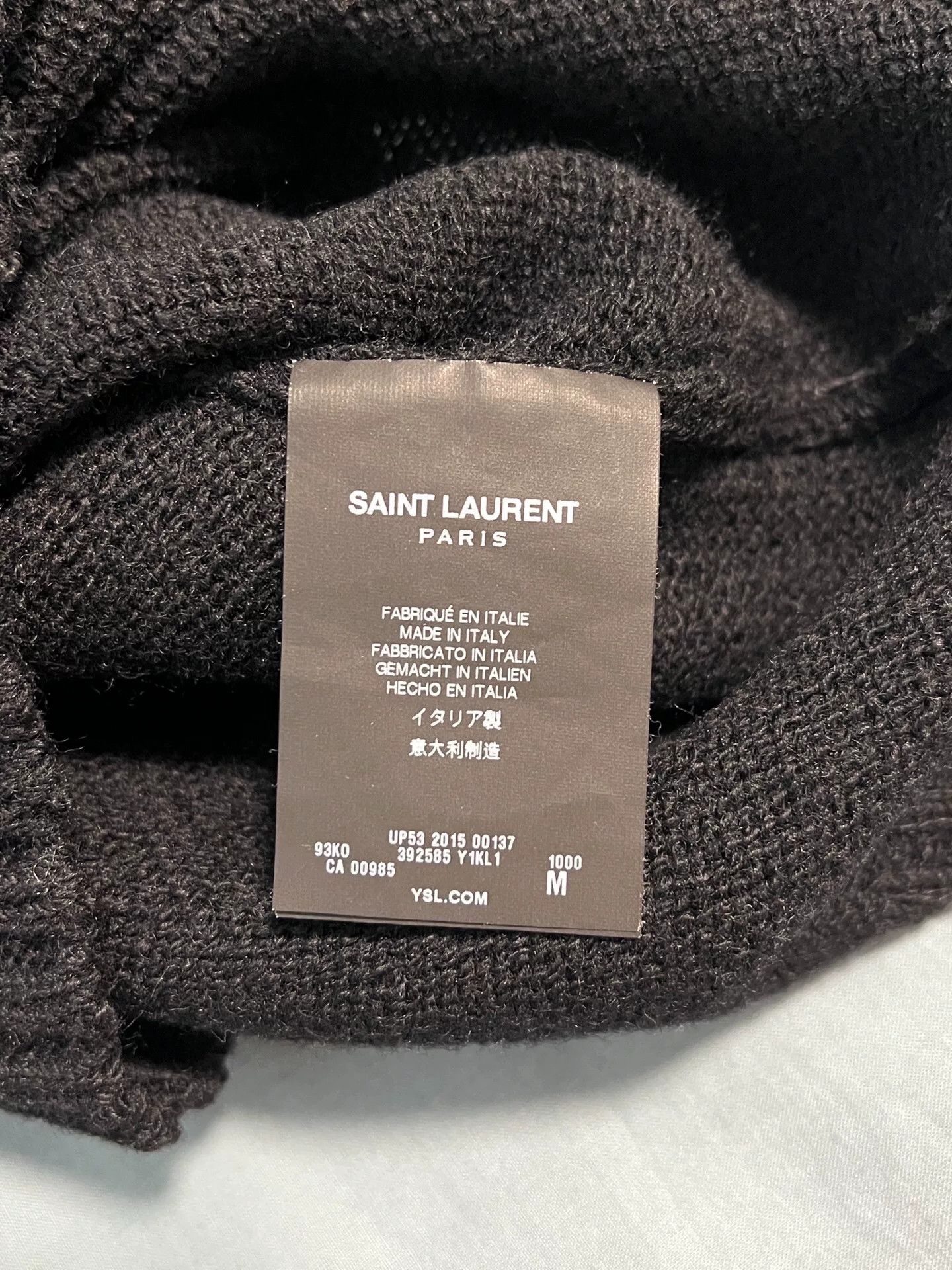 Saint Laurent Paris Saint Laurent Wool Knit Sweater Size US M / EU 48-50 / 2 - 7 Thumbnail