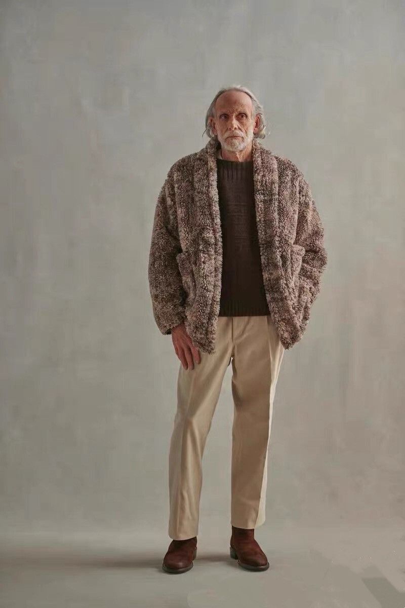Japanese Brand OLD JOE Fleece Stand Collar Cardigan Size US L / EU 52-54 / 3 - 7 Thumbnail