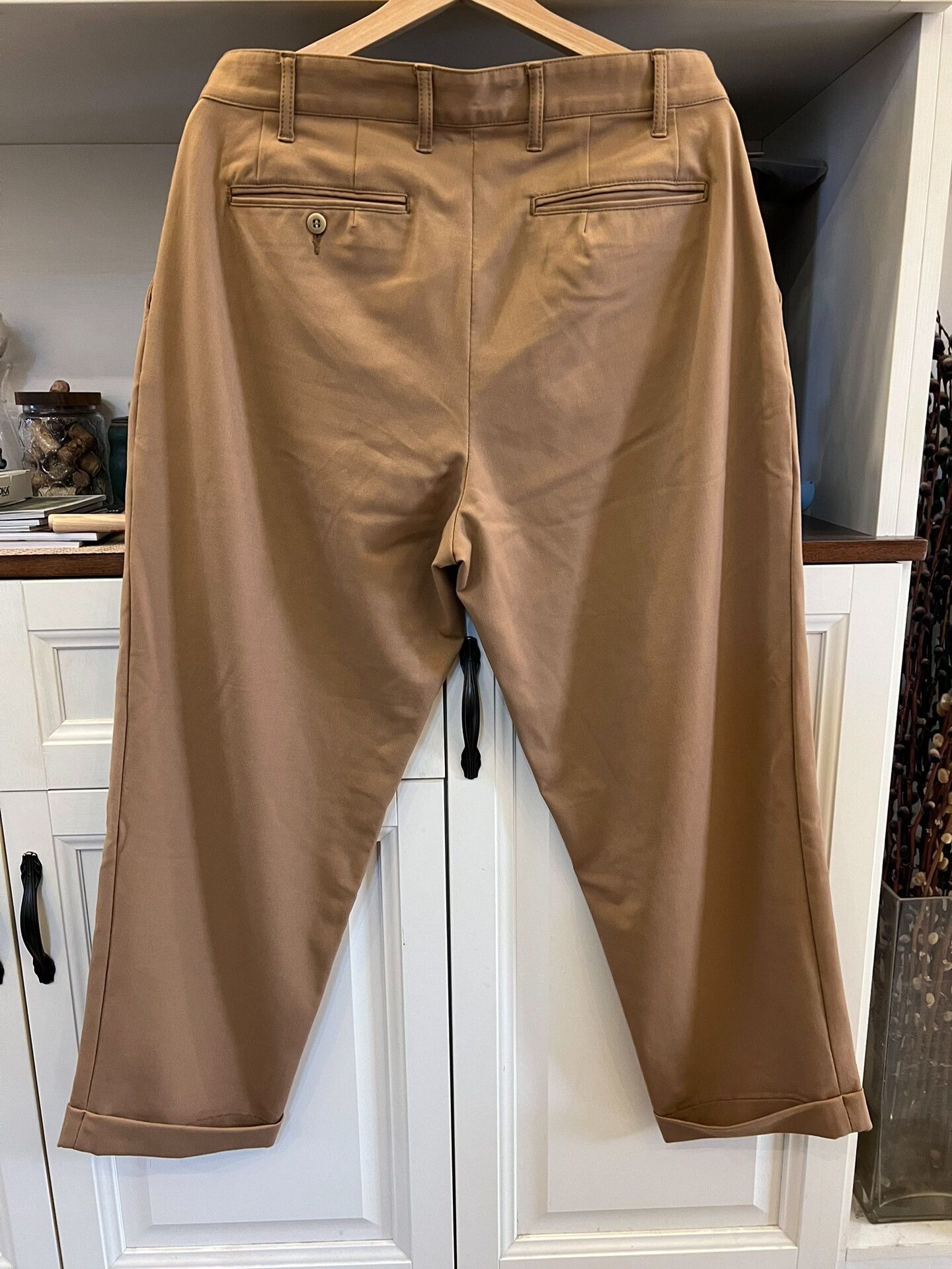 Japanese Brand Flat Head Beige Casual Pants Size US 26 / EU 42 - 2 Thumbnail