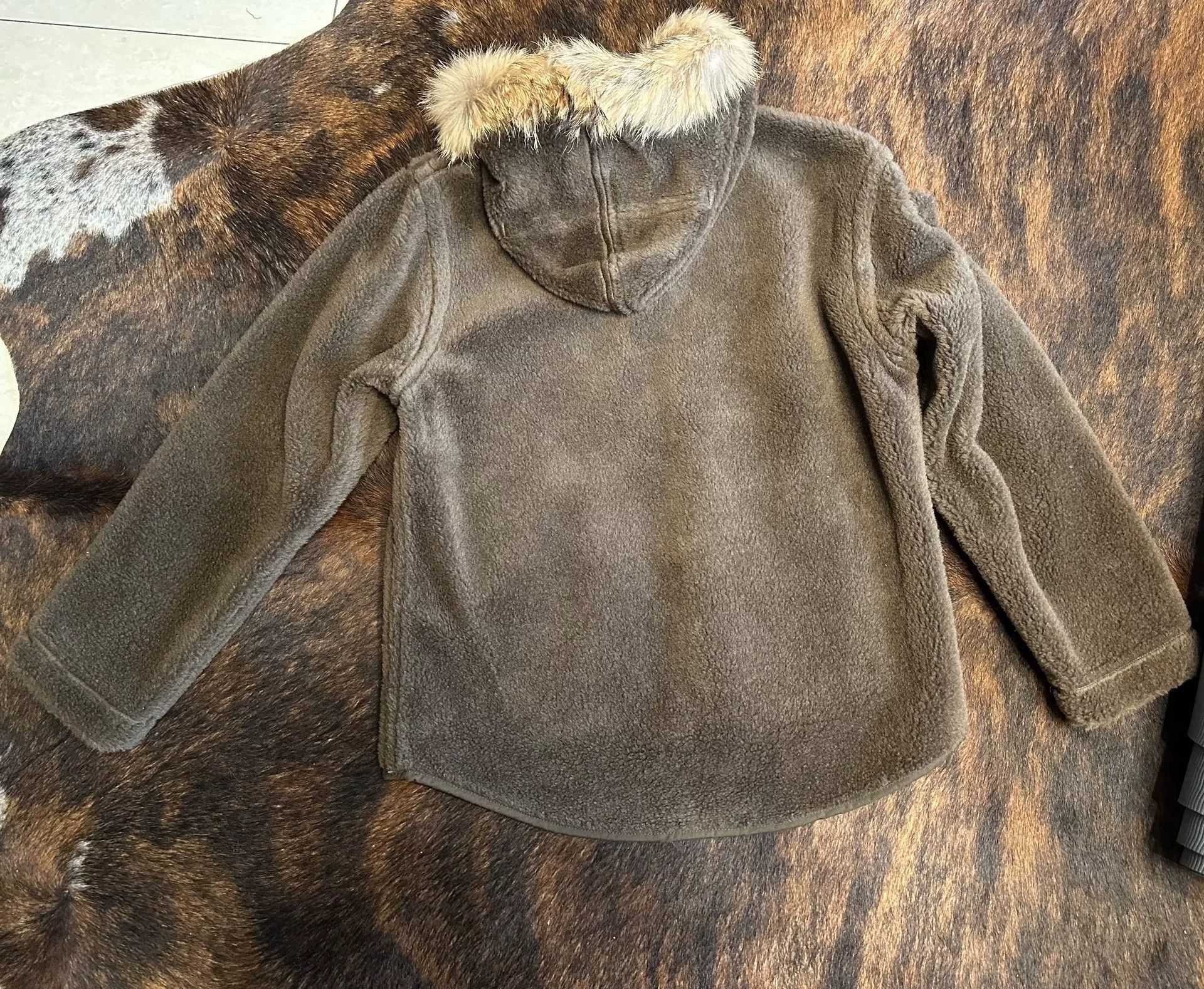 Japanese Brand Japanese Wool Jacket with Fur Hood Size US M / EU 48-50 / 2 - 7 Thumbnail
