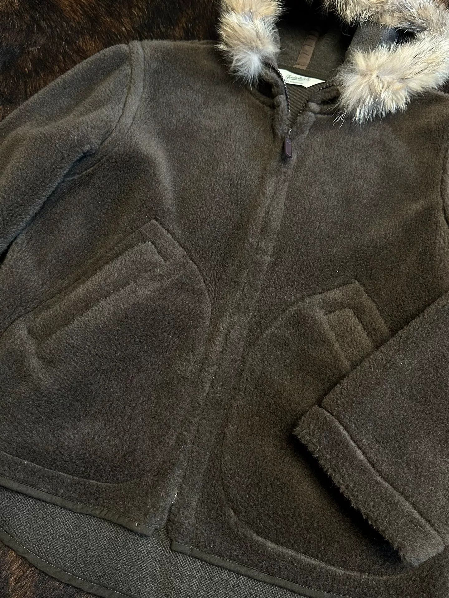 Japanese Brand Japanese Wool Jacket with Fur Hood Size US M / EU 48-50 / 2 - 2 Thumbnail