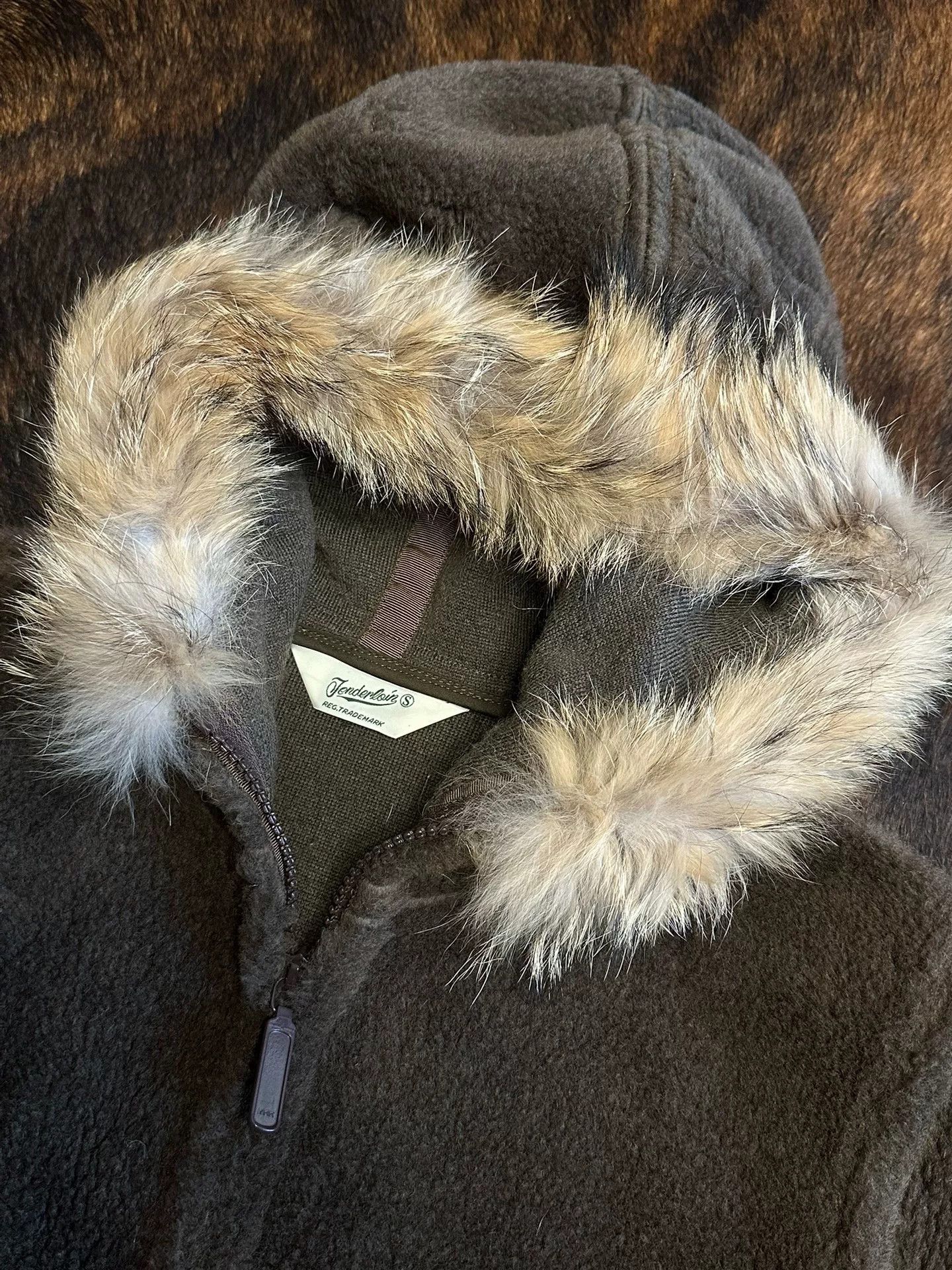Japanese Brand Japanese Wool Jacket with Fur Hood Size US M / EU 48-50 / 2 - 4 Thumbnail