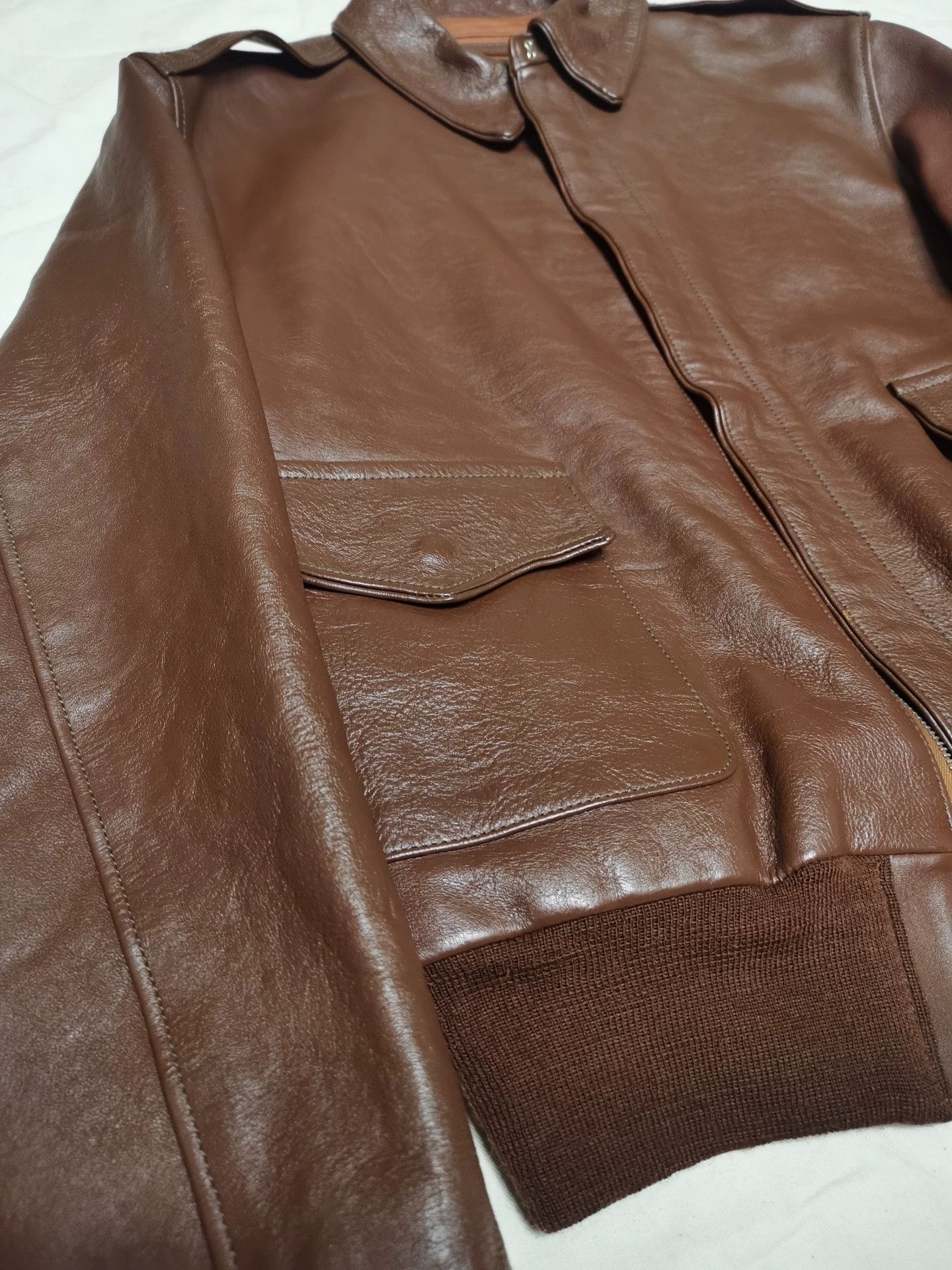 TOYS McCOY Toys McCoy A2 Leather Jacket Size US S / EU 44-46 / 1 - 3 Thumbnail