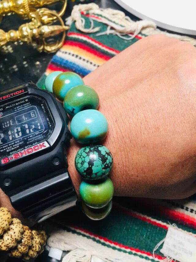 Japanese Brand Turquoise Abacus Bead Bracelet Size ONE SIZE - 5 Thumbnail