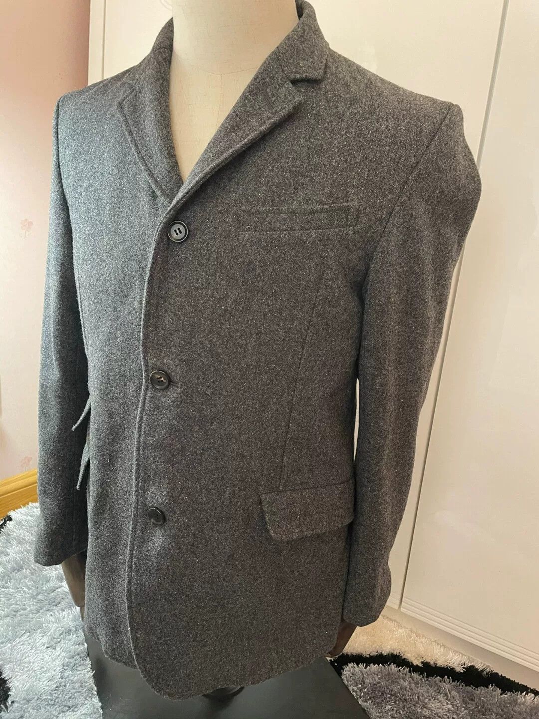 Japanese Brand Phigvel Makers PMC Men's Wool Tweed Blazer Size US M / EU 48-50 / 2 - 9 Thumbnail