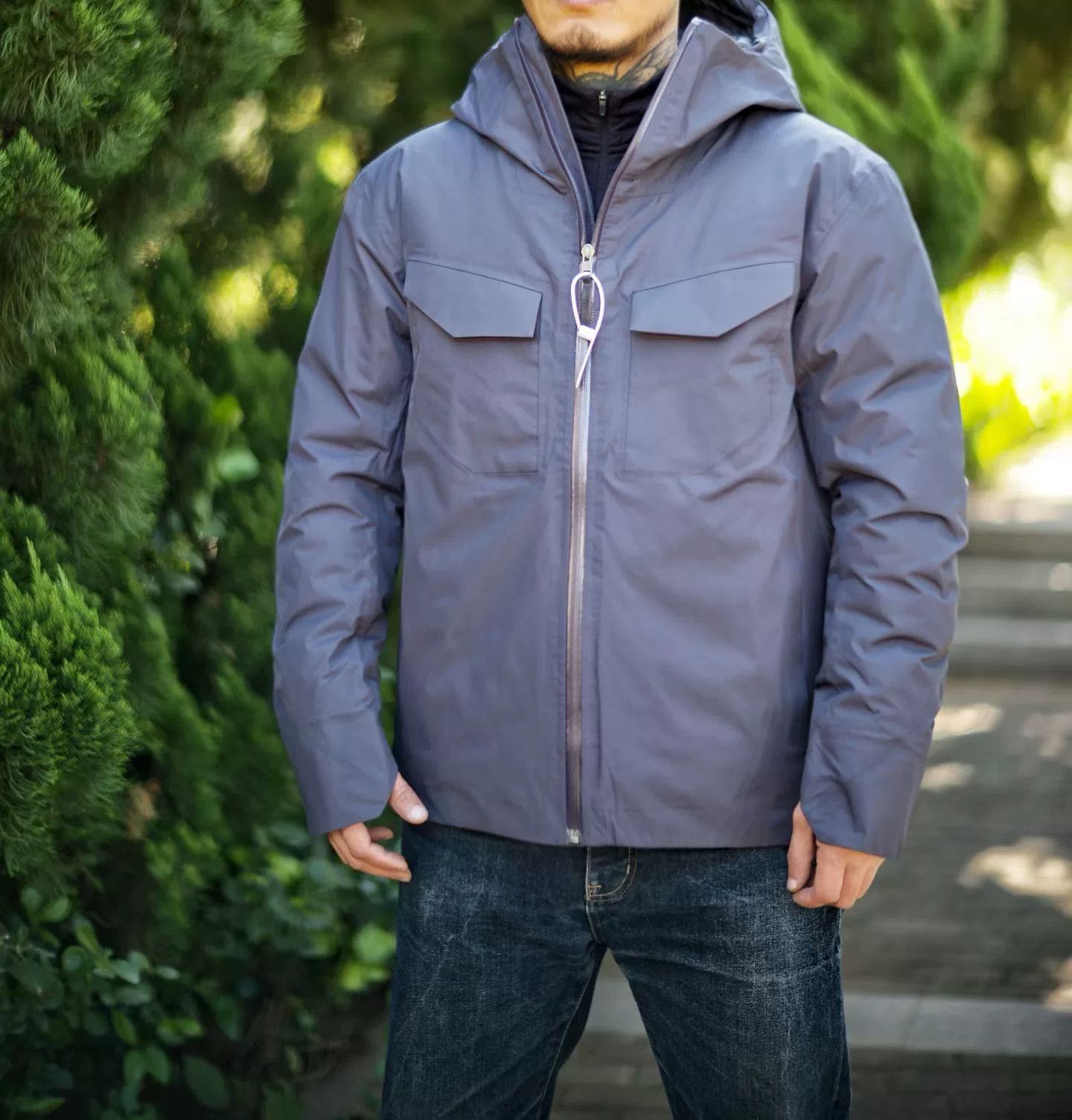 Japanese Brand Outdoor Functional Hard Shell Down Jacket Size US M / EU 48-50 / 2 - 6 Thumbnail