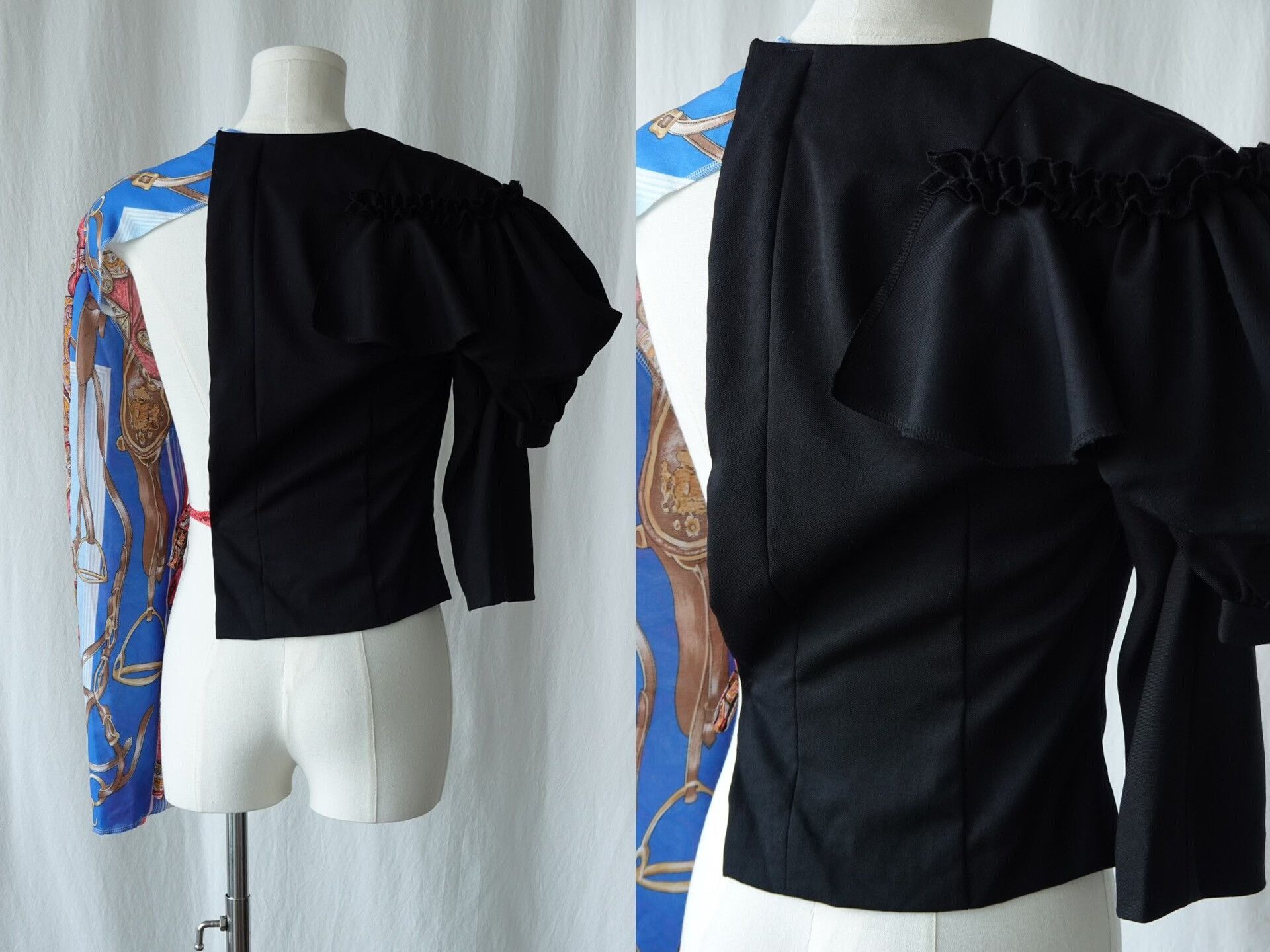 Comme des Garcons CDG Asymmetrical Layered Armor Jacket Size S / US 4 / IT 40 - 4 Thumbnail