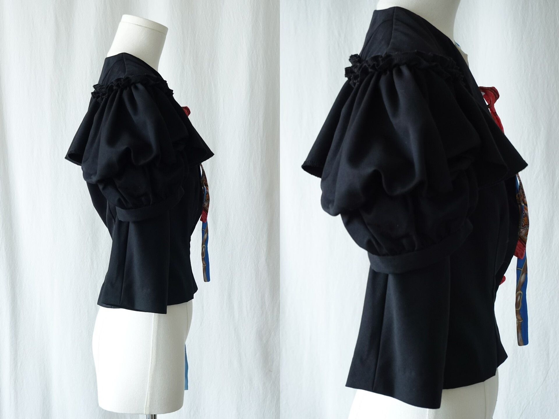 Comme des Garcons CDG Asymmetrical Layered Armor Jacket Size S / US 4 / IT 40 - 3 Thumbnail