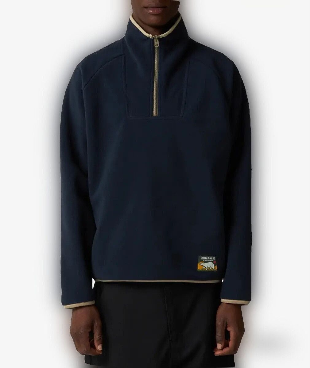 Human Made HUMAN MADE Half-Zip Fleece Sweatshirt Size US XL / EU 56 / 4 - 2 Thumbnail