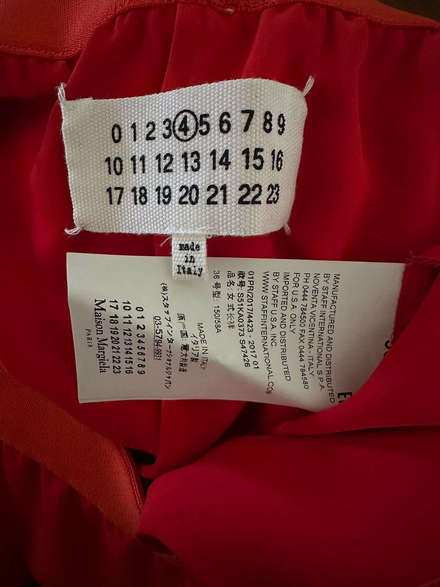 Maison Margiela Maison Margiela Red Silk Trousers Size 24" / US 00 / IT 34 - 5 Thumbnail