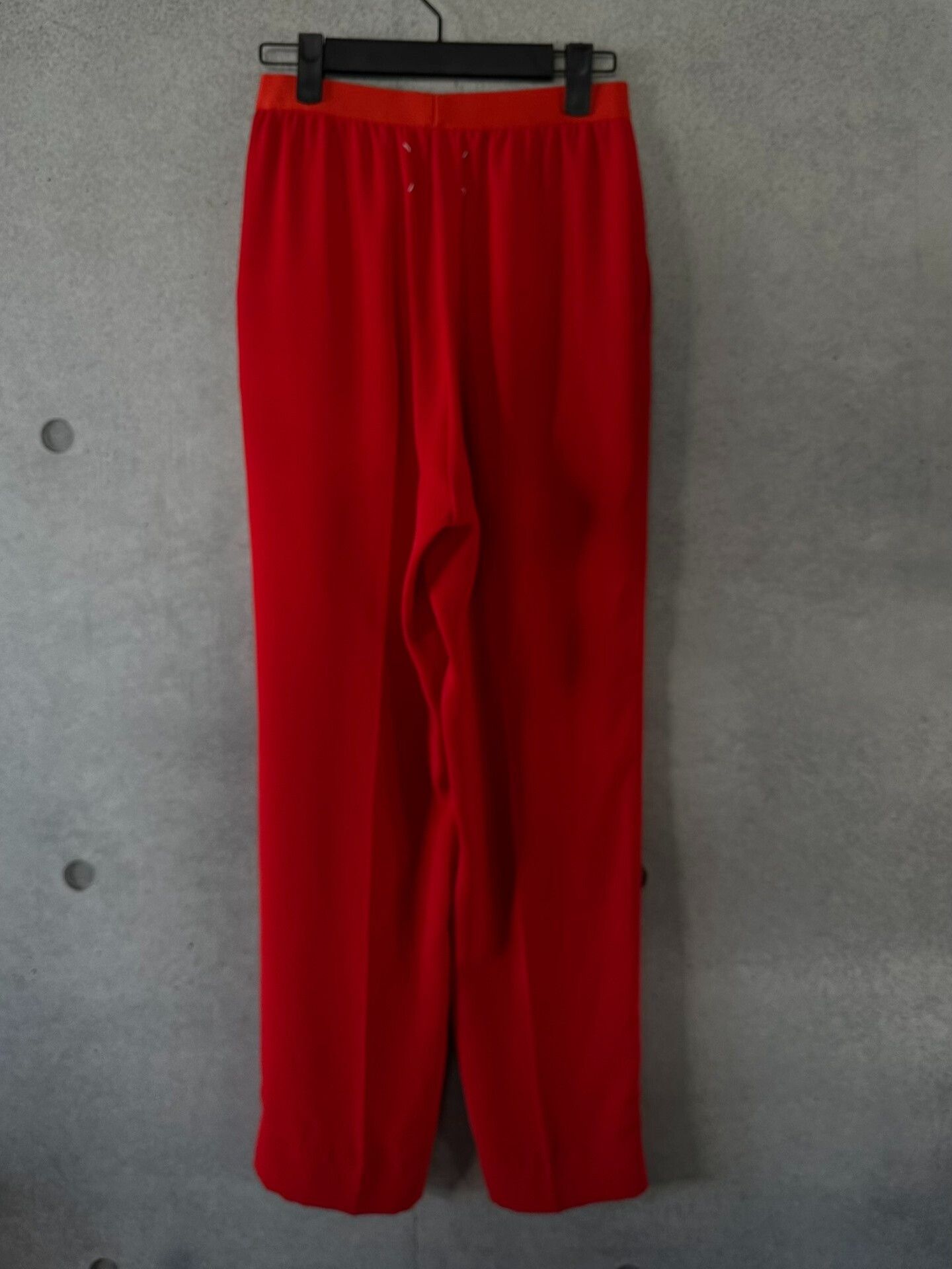Maison Margiela Maison Margiela Red Silk Trousers Size 24" / US 00 / IT 34 - 2 Thumbnail