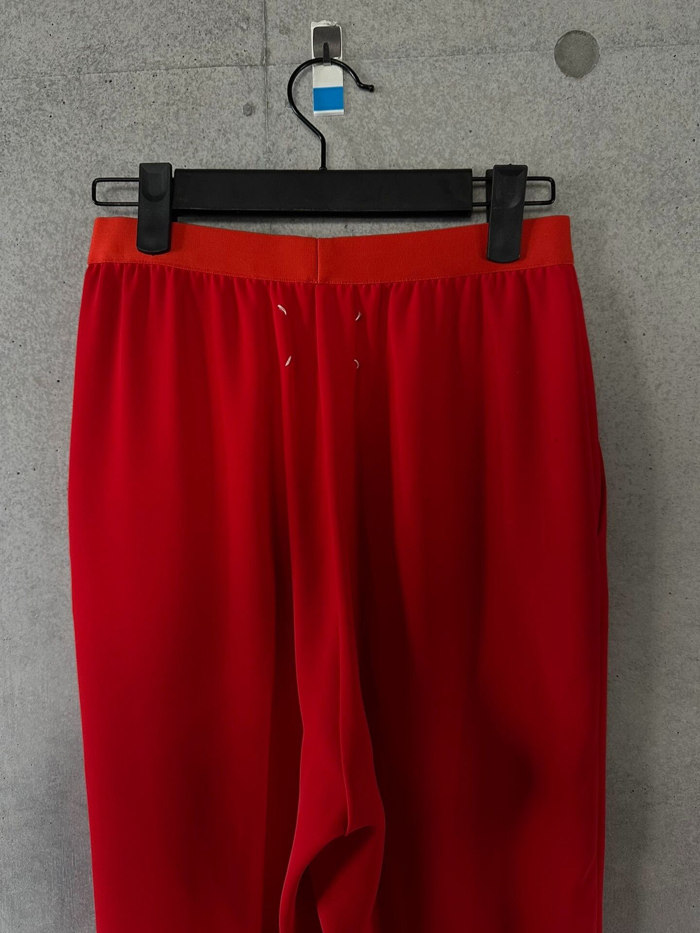 Maison Margiela Maison Margiela Red Silk Trousers Size 24" / US 00 / IT 34 - 3 Thumbnail