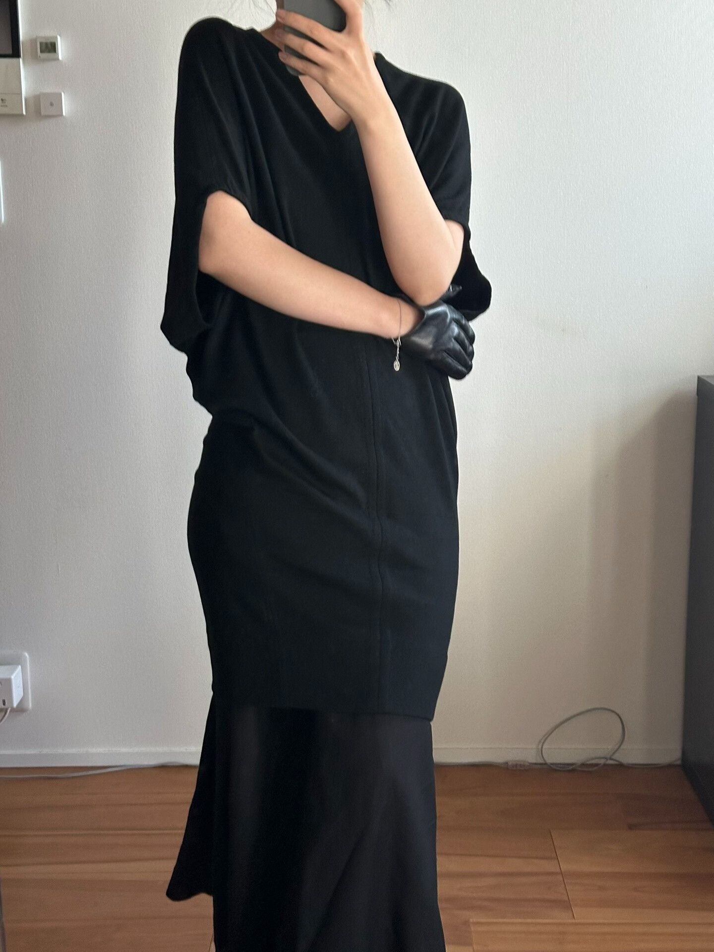 Helmut Lang Helmut Lang Black Wool Dress Size S Size S / US 4 / IT 40 - 2 Thumbnail