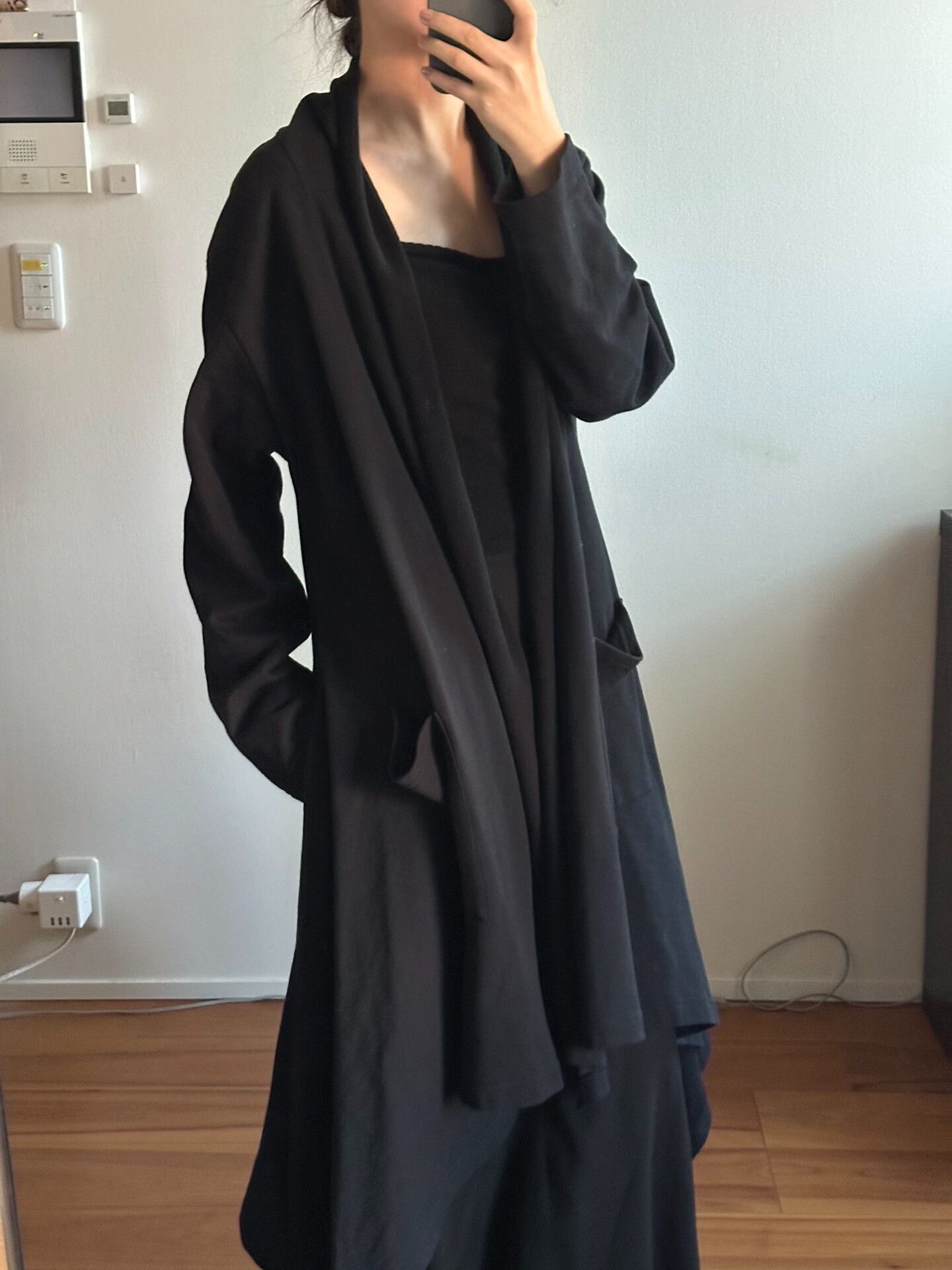 Ground Y Yohji Yamamoto Long Black Coat Size S / US 4 / IT 40 - 4 Thumbnail