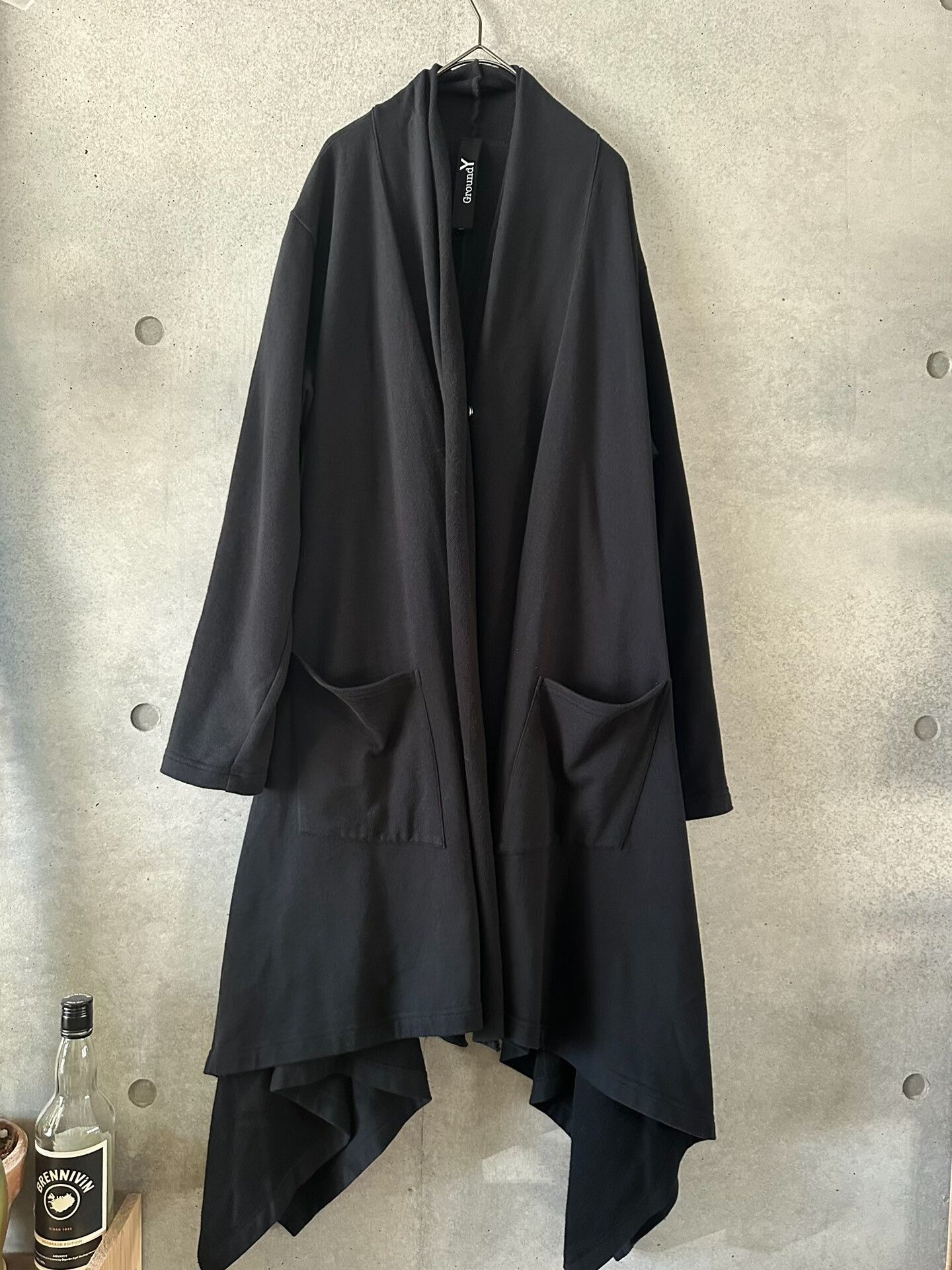 Ground Y Yohji Yamamoto Long Black Coat Size S / US 4 / IT 40 - 5 Thumbnail