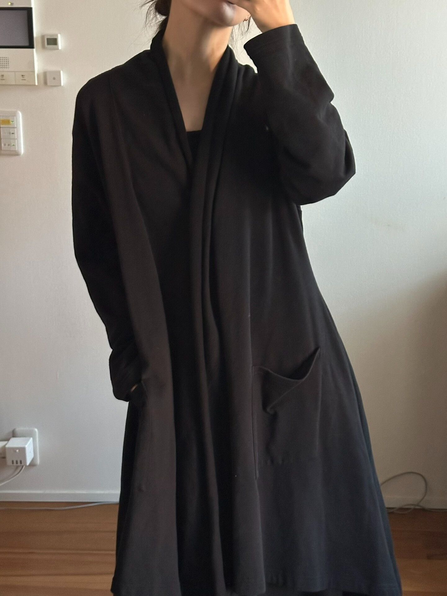 Ground Y Yohji Yamamoto Long Black Coat Size S / US 4 / IT 40 - 3 Thumbnail