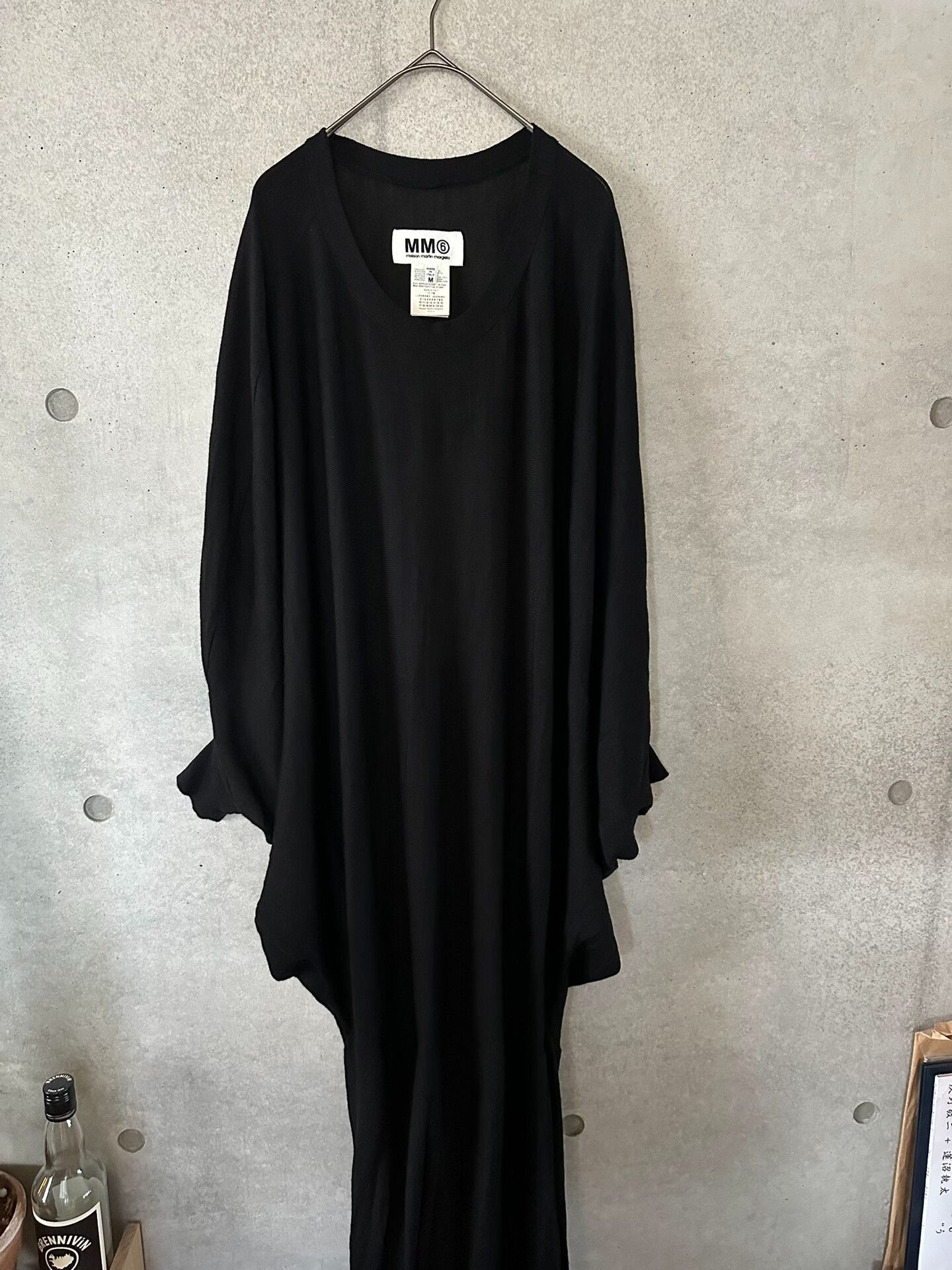 MM6 Maison Margiela MM6 Black Knit Dress Size M / US 6-8 / IT 42-44 - 4 Thumbnail