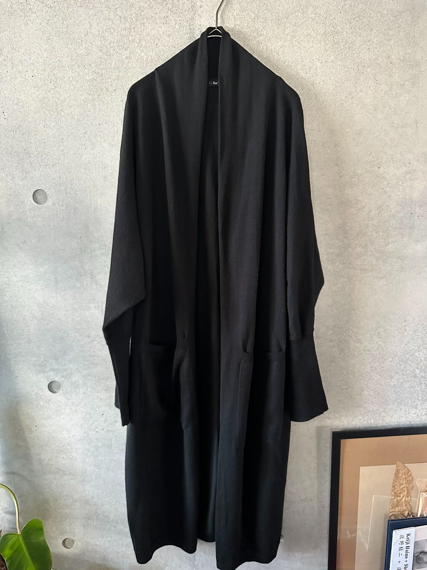 Y's Y’s for Living Black Long Coat Size M / US 6-8 / IT 42-44 - 2 Thumbnail