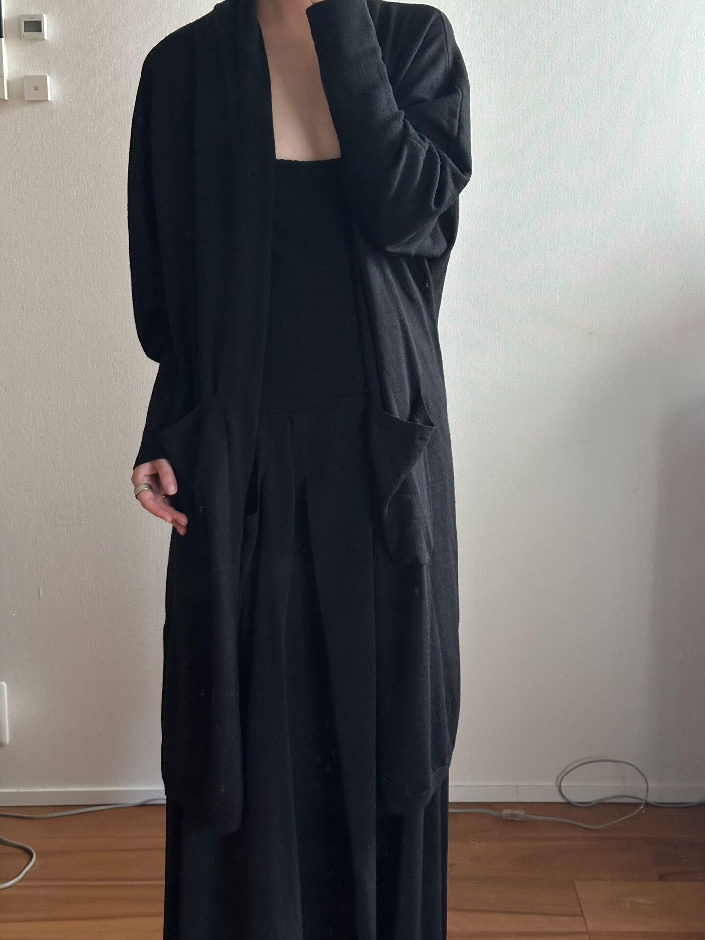 Y's Y’s for Living Black Long Coat Size M / US 6-8 / IT 42-44 - 5 Thumbnail