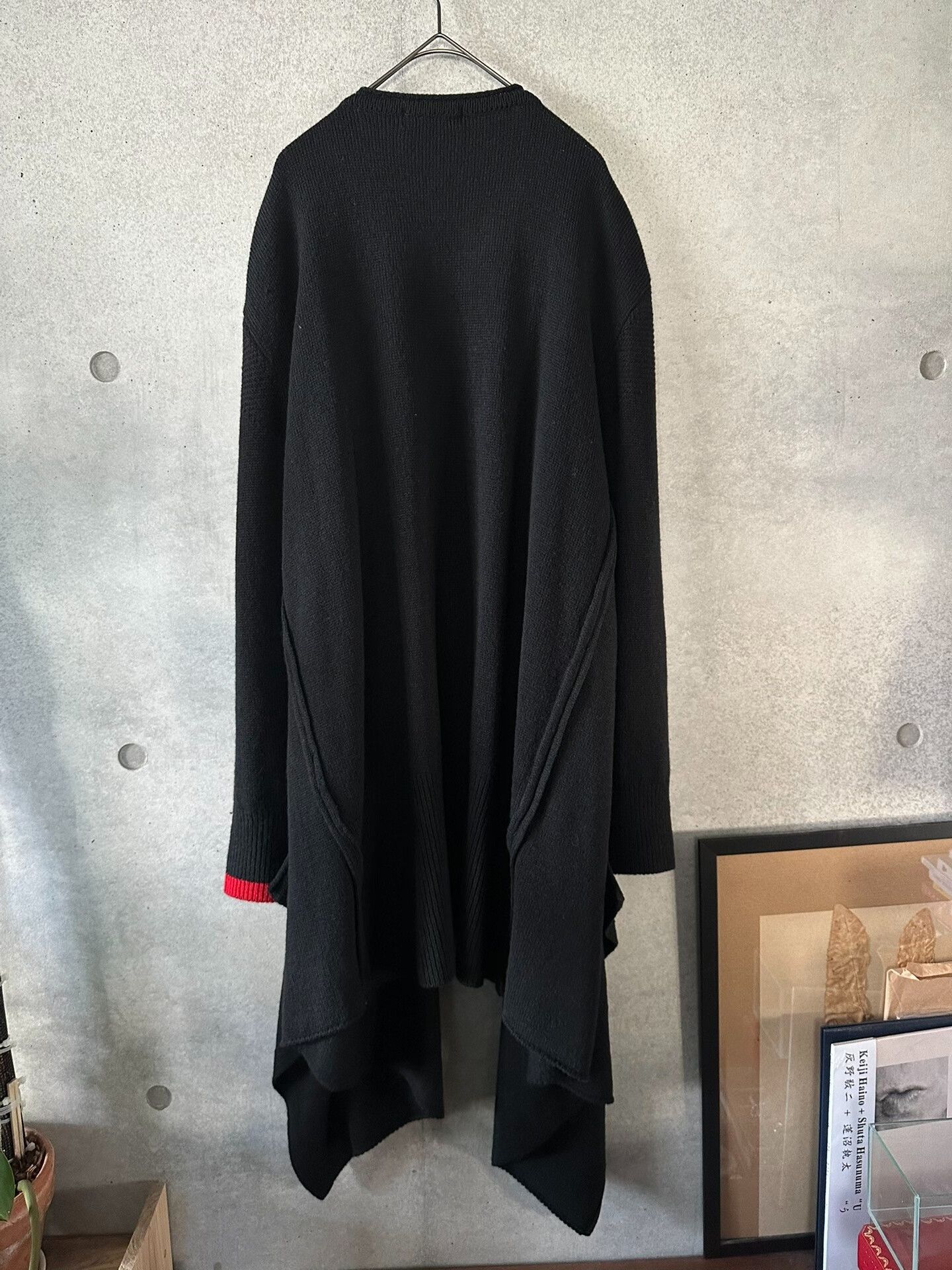 Y's Yohji Yamamoto Black Knit Jacket Size M / US 6-8 / IT 42-44 - 3 Thumbnail