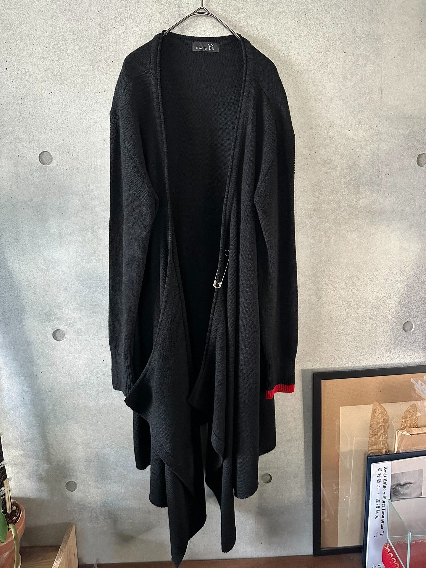 Y's Yohji Yamamoto Black Knit Jacket Size M / US 6-8 / IT 42-44 - 2 Thumbnail