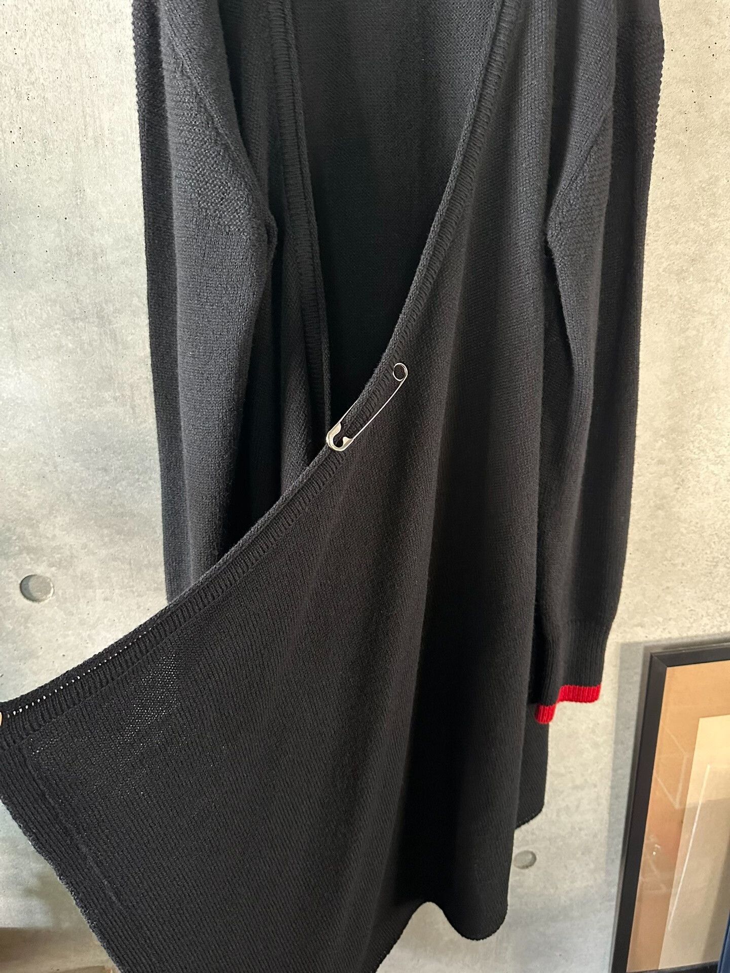 Y's Yohji Yamamoto Black Knit Jacket Size M / US 6-8 / IT 42-44 - 4 Thumbnail