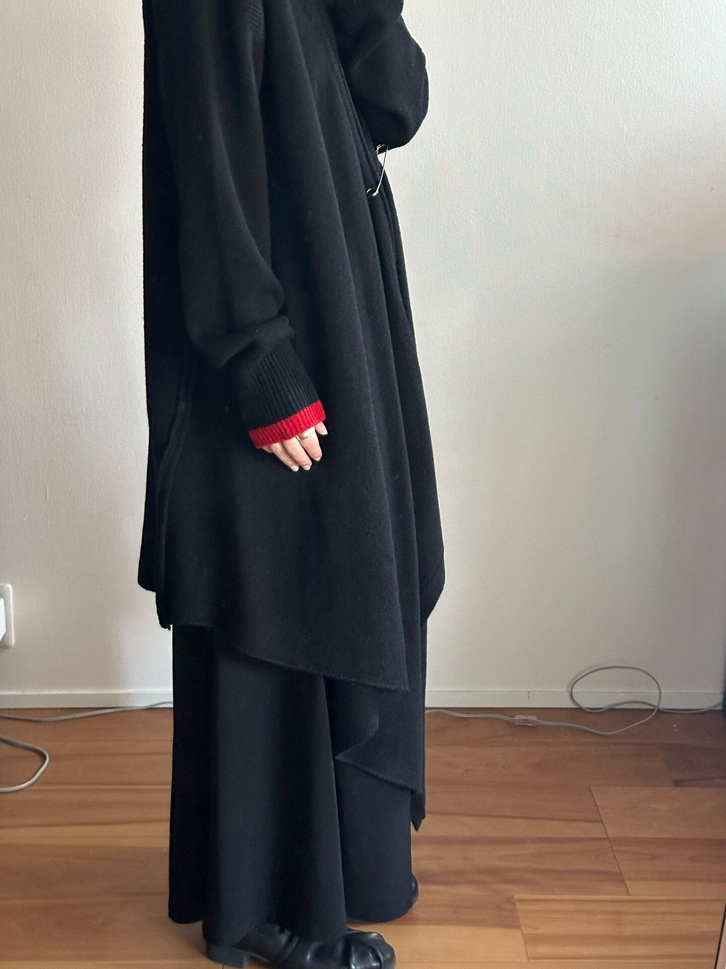 Y's Yohji Yamamoto Black Knit Jacket Size M / US 6-8 / IT 42-44 - 5 Thumbnail